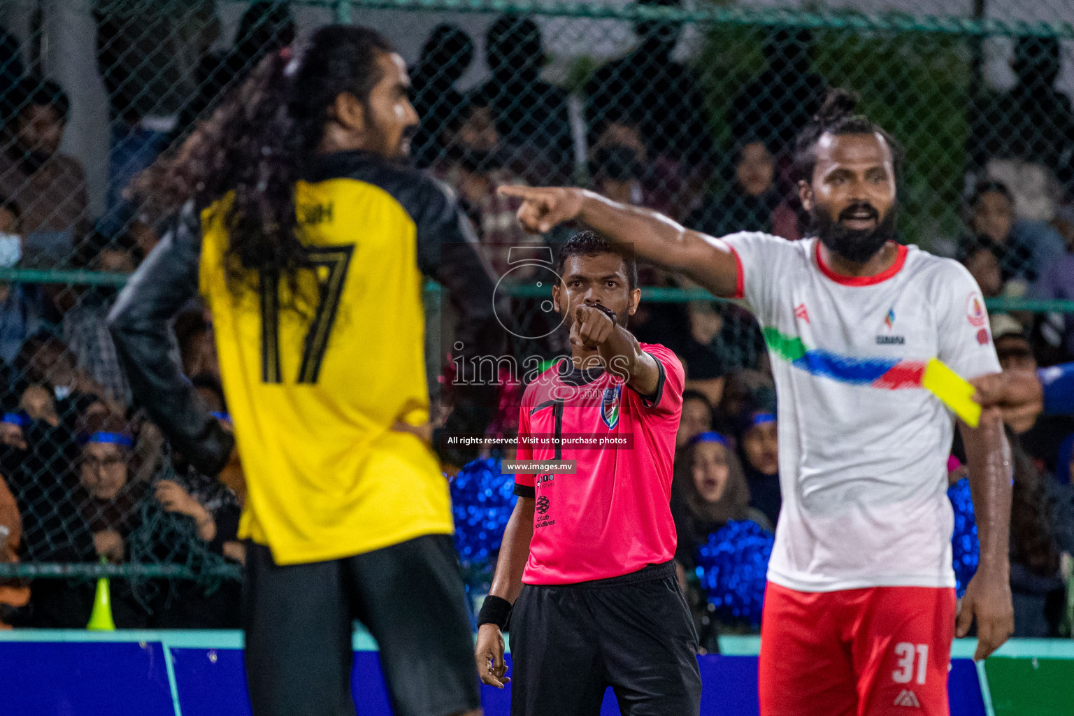 Team FSM Vs Prisons Club in the Semi Finals of Club Maldives 2021 held in Hulhumale, Maldives on 15 December 2021. Photos: Shuu Abdul Sattar / images.mv