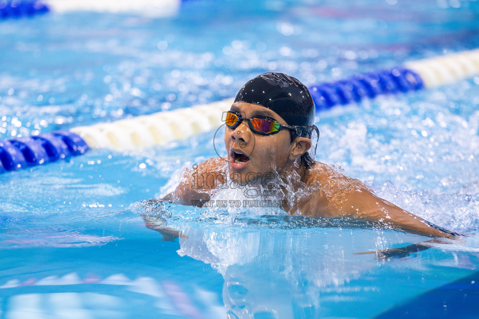 Day 2 of BML 21st Interschool Swimming Competition 2025 was held in Hulhumale' Swimming Pool, Hulhumale', Maldives on Sunday, 12th October 2025. Photos: Ismail Thoriq / images.mv