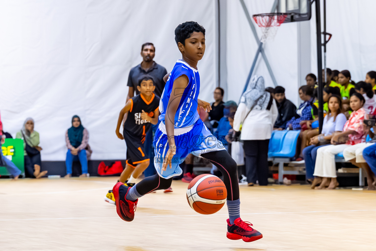 Day 2 of Milo 5 x 5 Junior Challenge 2025 - Basketball tournament held in Basketball Training Center, Male', Maldives on Friday, 10th October 2025. Photos by: Nausham Waheed / Images.mv