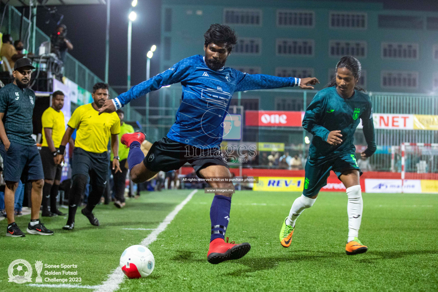 Opening of Sonee Sports Golden Futsal Challenge 2023 held on 4th Feb 2023 in Hulhumale, Male', Maldives. Photos by Nausham Waheed