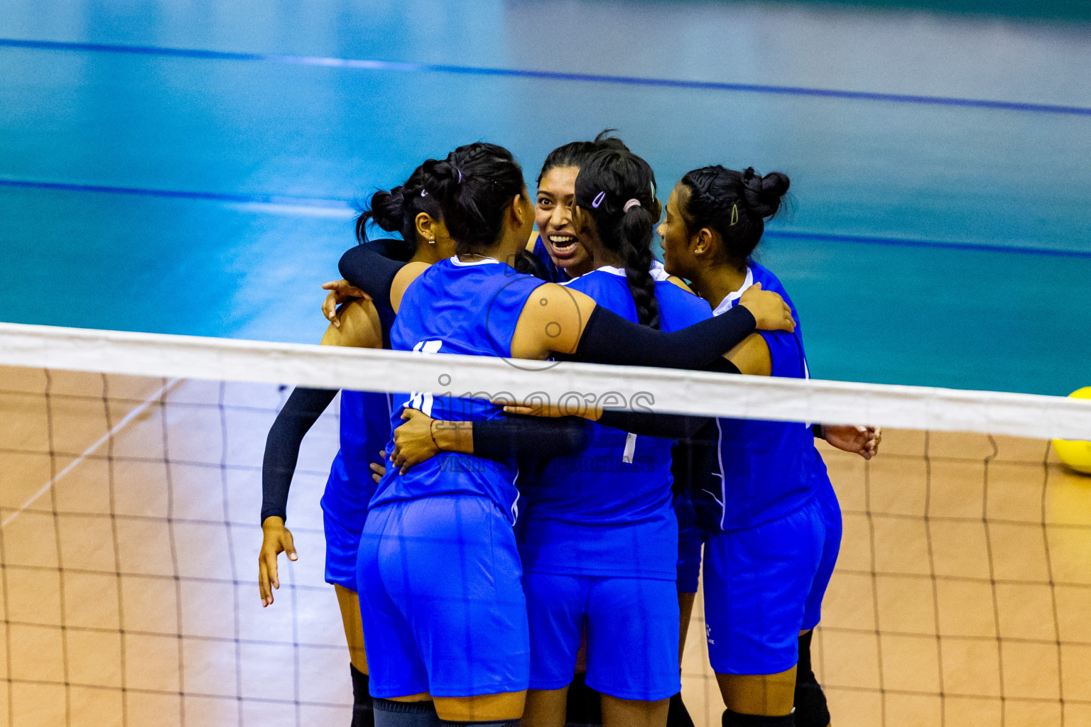 Nepal vs Sri Lanka in Day 1 of CAVA U20 Woman's Volleyball Championship 2024 was held in Social Center, Male', Maldives on 18th July 2024. Photos: Nausham Waheed / images.mv