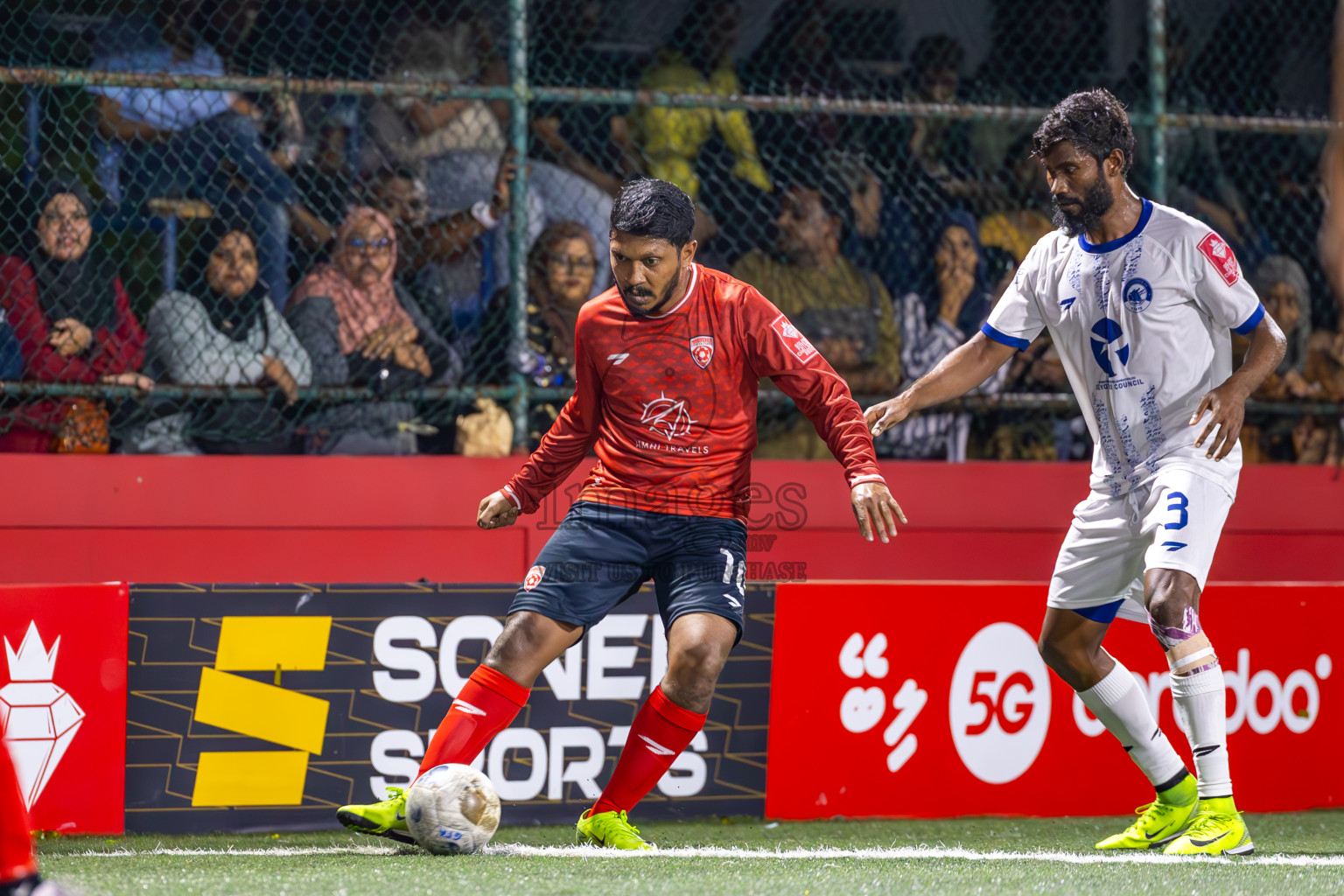 V Keyodhoo vs ADh Mahibadhoo in Zone Round on Day 30 of Golden Futsal Challenge 2025 was held on Monday , 3rd February 2025, in Hulhumale', Maldives.
Photos: Ismail Thoriq / images.mv