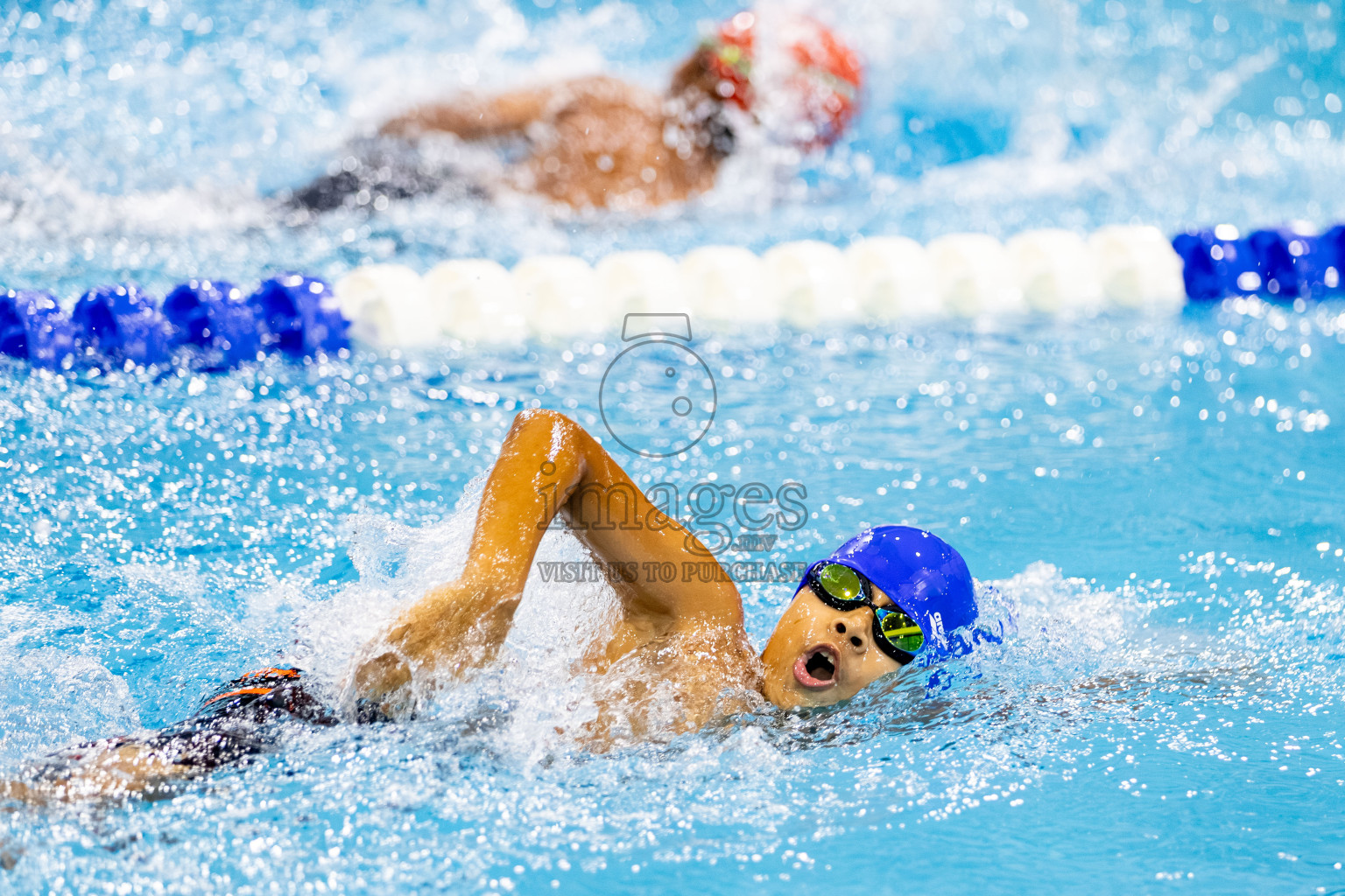 Day 2 of BML 6th National Kids Swimming Kids Festival 2025 held in Hulhumale', Maldives on Tuesday, 4th November 2024. Photos: Hassan Simah / images.mv