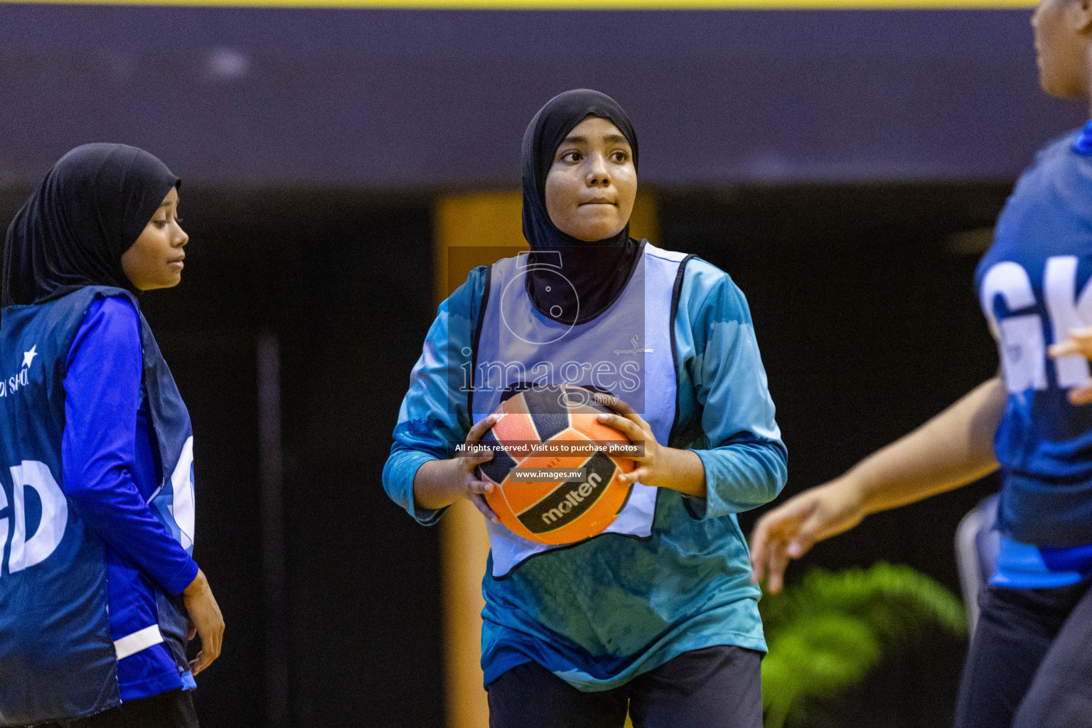 Day7 of 24th Interschool Netball Tournament 2023 was held in Social Center, Male', Maldives on 2nd November 2023. Photos: Nausham Waheed / images.mv