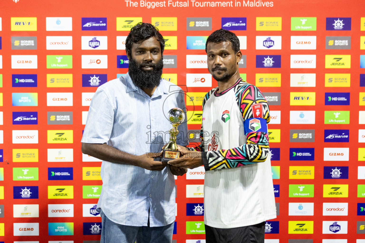 Th Hirilandhoo vs Th Madifushi in Day 15 of Golden Futsal Challenge 2024 was held on Monday, 29th January 2024, in Hulhumale', Maldives Photos: Nausham Waheed / images.mv