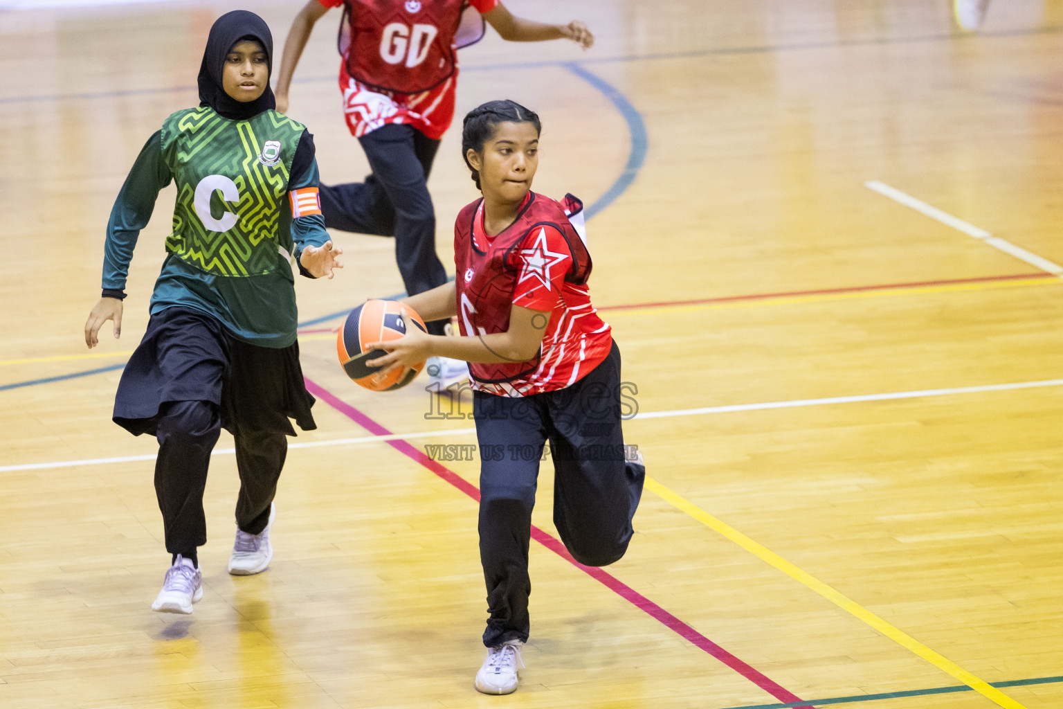 Day 11 of 25th Inter-School Netball Tournament was held in Social Center at Male', Maldives on Wednesday, 21st August 2024.