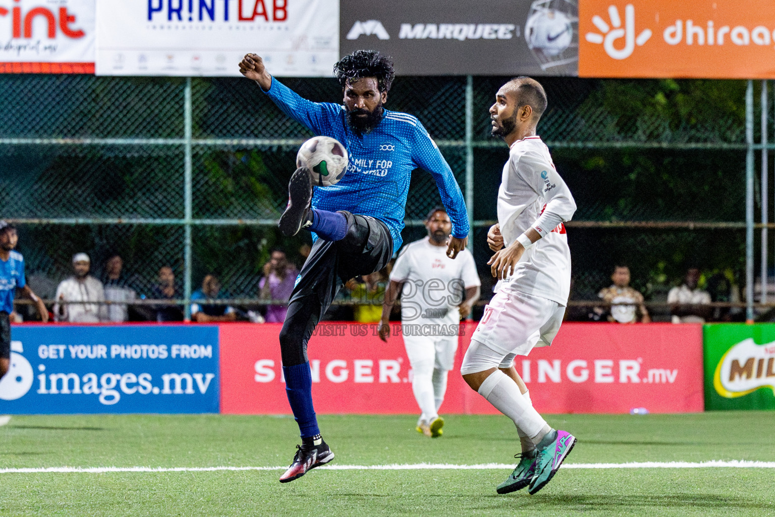 TEAM BADHAHI vs CRIMINAL COURT in Club Maldives Classic 2024 held in Rehendi Futsal Ground, Hulhumale', Maldives on Saturday, 14th September 2024. Photos: Nausham Waheed / images.mv