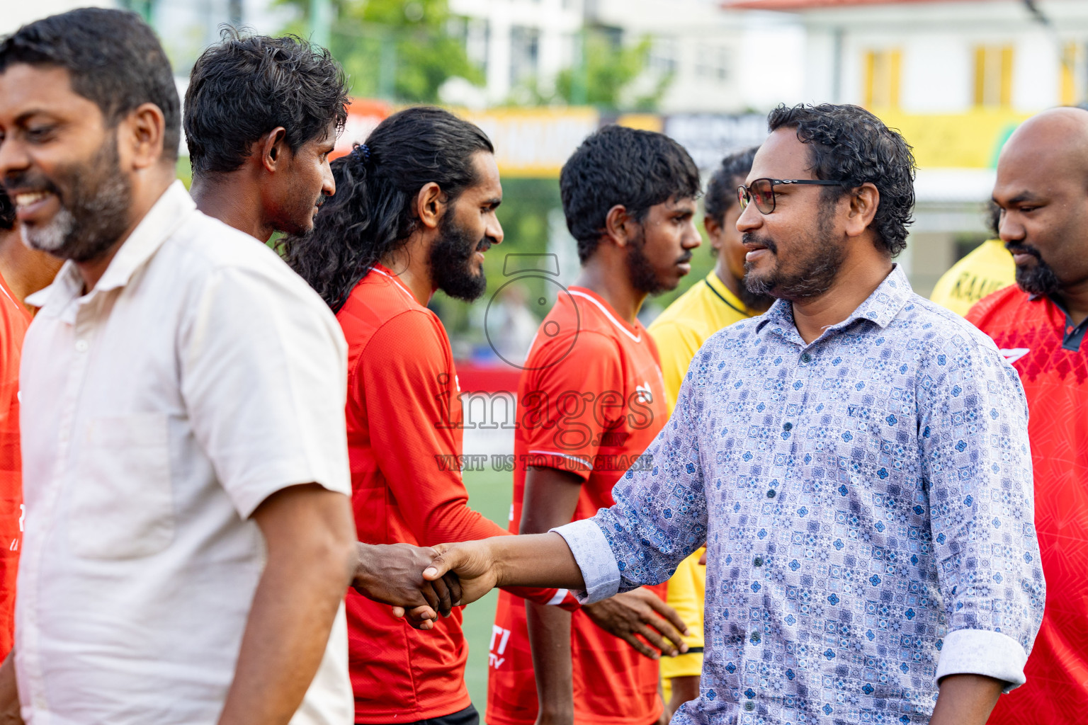 AA. Feridhoo VS AA. Rasdhoo in Day 7 of Golden Futsal Challenge 2025 was held on Saturday, 11th January 2025, in Hulhumale', Maldives Photos: Hassan Simah / images.mv