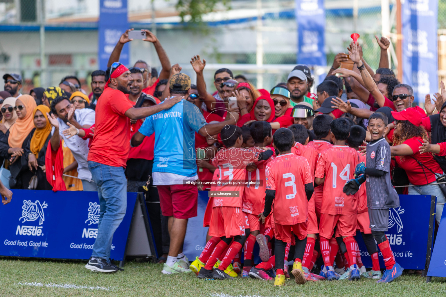 Day 4 of Nestle Kids Football Fiesta, held in Henveyru Football Stadium, Male', Maldives on Saturday, 14th October 2023
Photos: Ismail Thoriq / images.mv