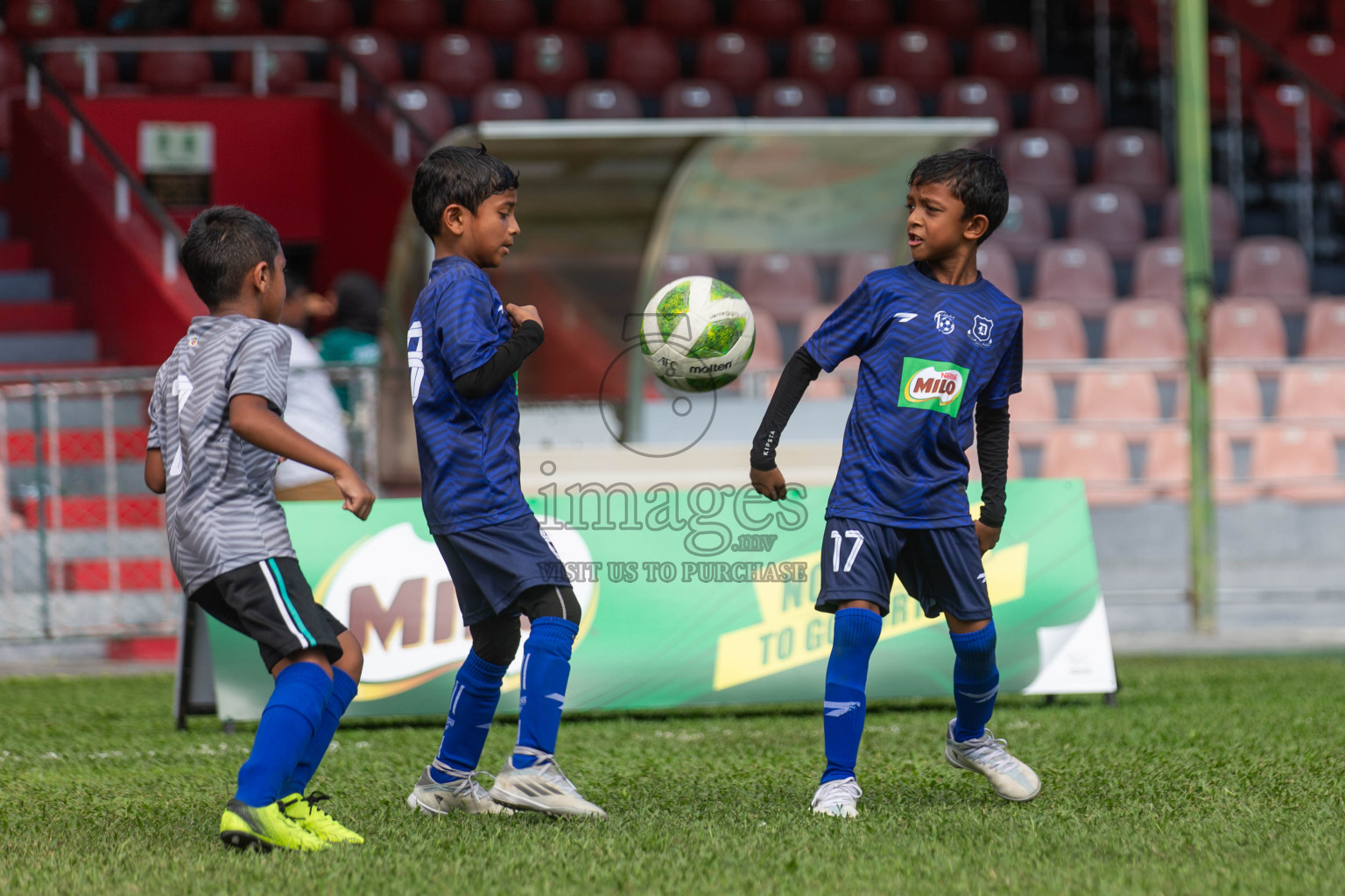 Day 2 of MILO Kids Football Fiesta was held at National Stadium in Male', Maldives on Saturday, 24th February 2024.