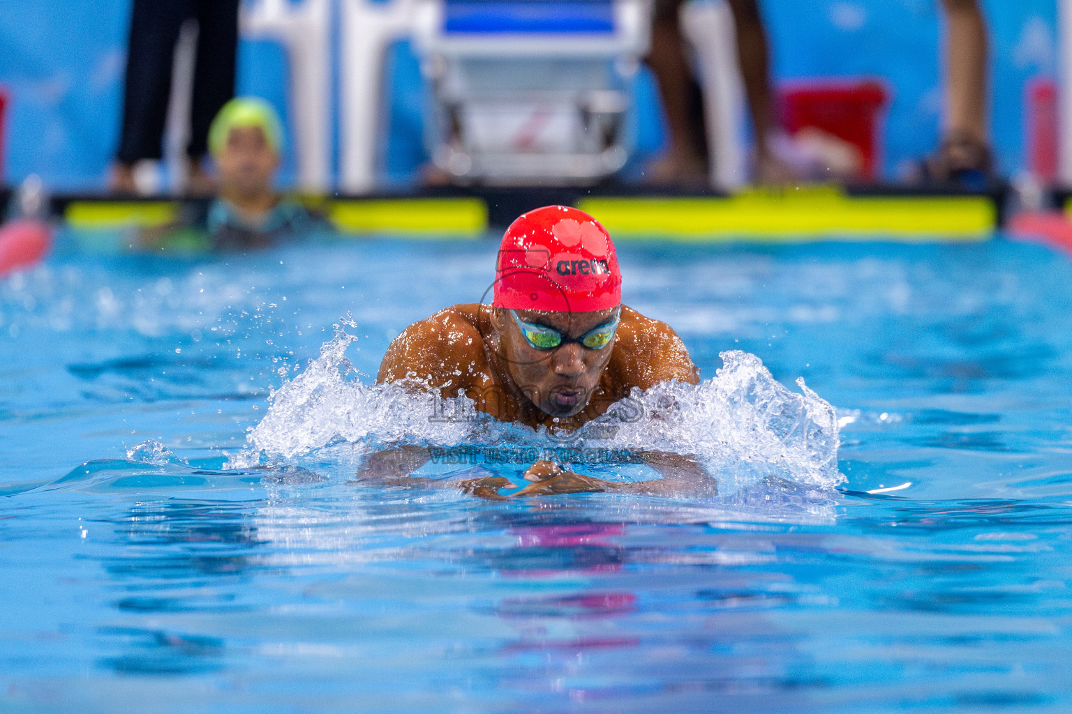 Day 2 of BML 21st Interschool Swimming Competition 2025 was held in Hulhumale' Swimming Pool, Hulhumale', Maldives on Sunday, 12th October 2025. Photos: Ismail Thoriq / images.mv