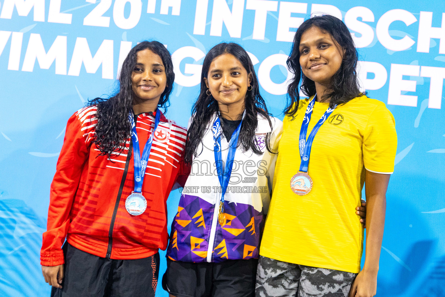 Day 4 of 20th Inter-school Swimming Competition 2024 held in Hulhumale', Maldives on Tuesday, 15th October 2024. Photos: Ismail Thoriq / images.mv