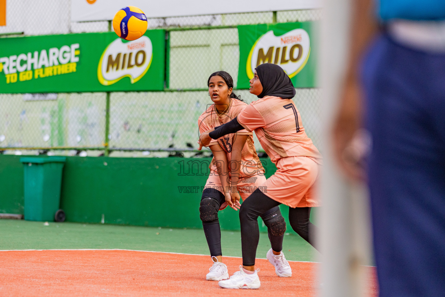 Milo National Junior Volleyball Championship 2025 Day 1 was held on Saturday, 22nd November 2025 at Ekuveni Turf Court Male', Maldives. Photos: Areef Adam / images.mv
