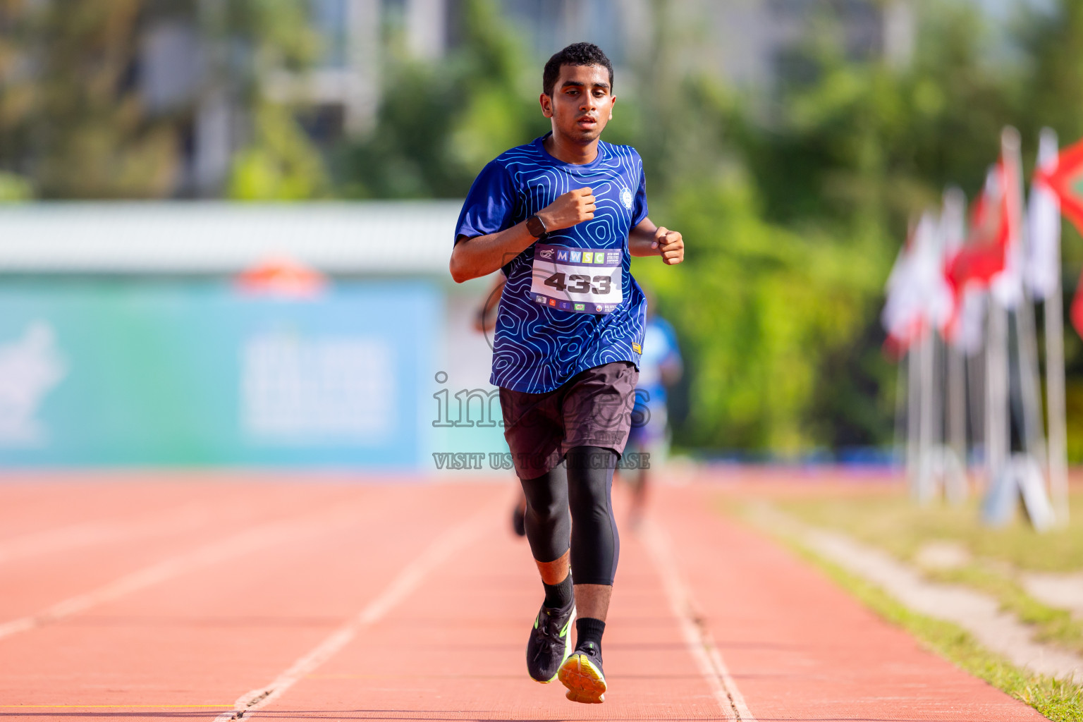 Day 6 of MWSC Interschool Athletics Championships 2024 held in Hulhumale Running Track, Hulhumale, Maldives on Thursday, 14th November 2024. Photos by: Nausham Waheed / Images.mv