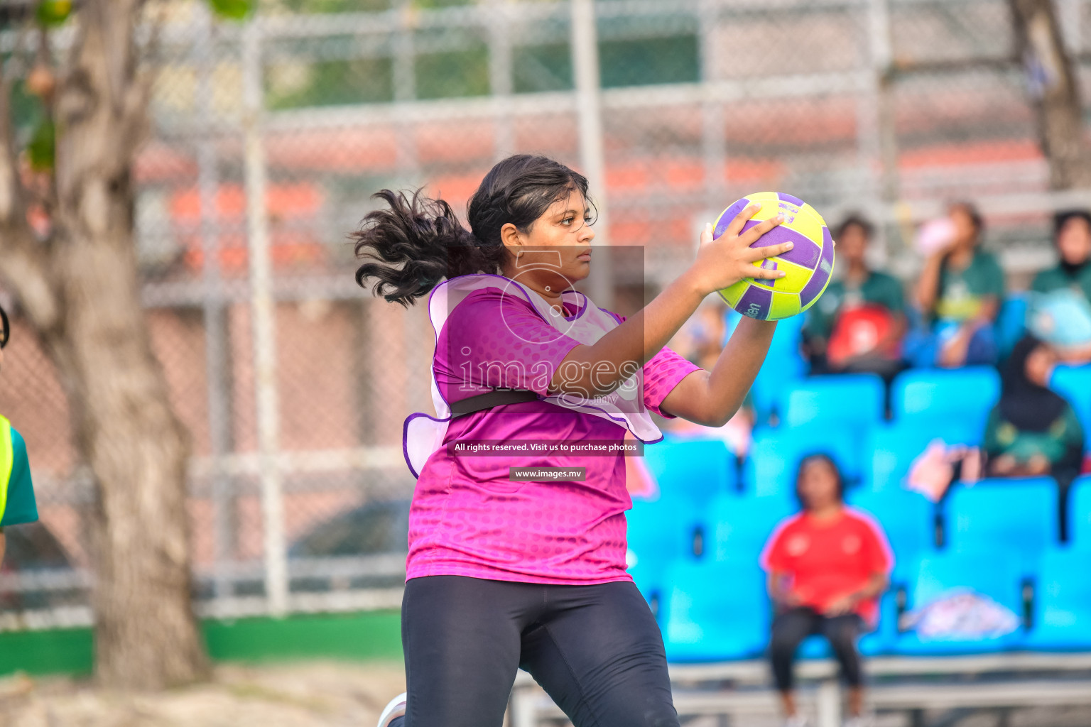 Day 9 of Junior Netball Championship 2022 held in Male', Maldives. Photos by Nausham Waheed