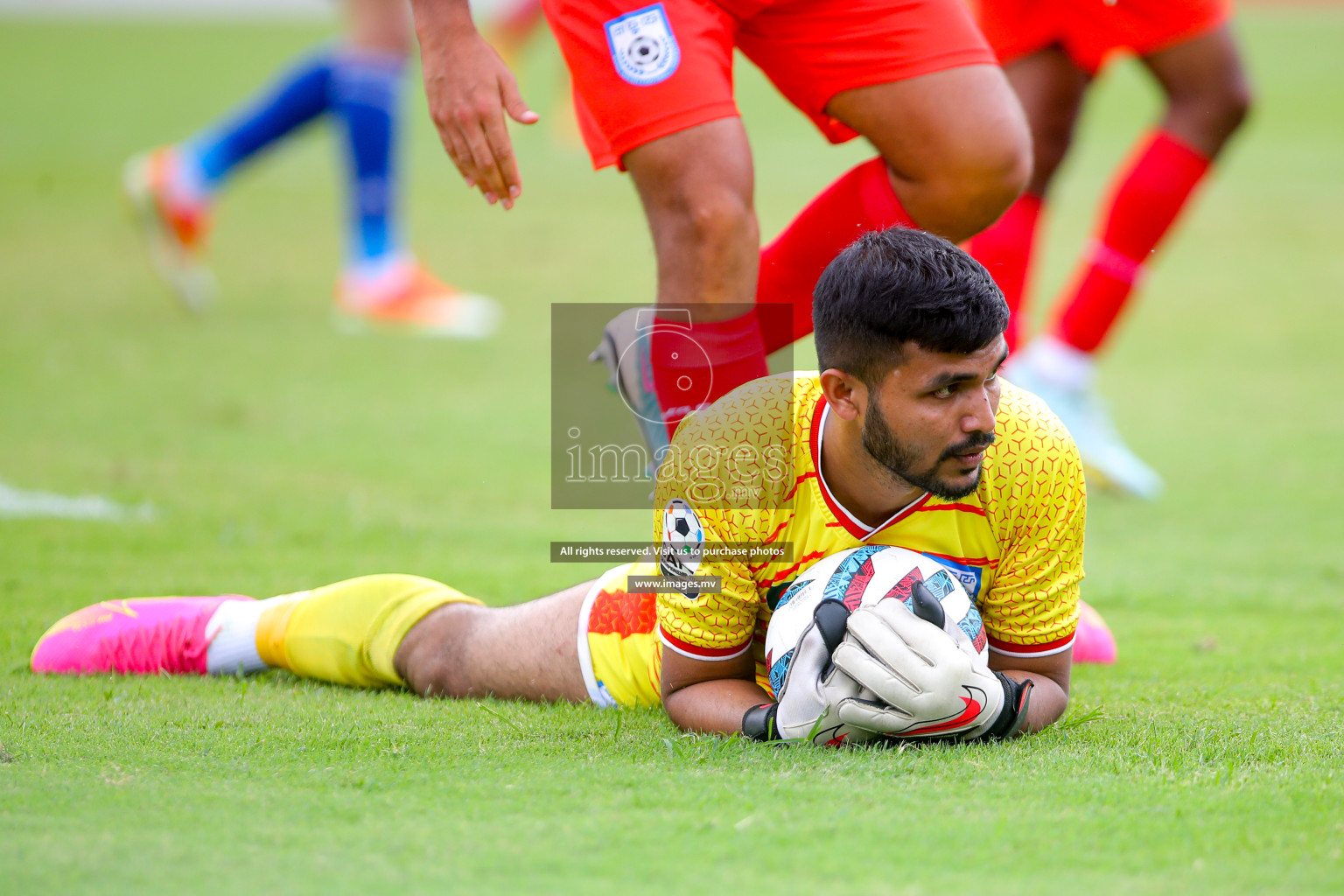 Kuwait vs Bangladesh in the Semi-final of SAFF Championship 2023 held in Sree Kanteerava Stadium, Bengaluru, India, on Saturday, 1st July 2023. Photos: Nausham Waheed, Hassan Simah / images.mv