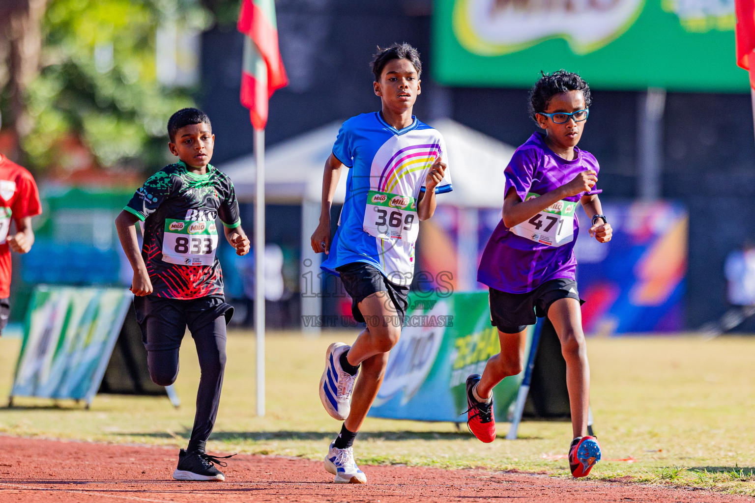 Day 1 of Inter-school Athletics Championship 2025 held in Ekuveni Synthetic Track, Male', Maldives on Monday, 06th October 2025. Photos by: Areef Adam  / Images.mv