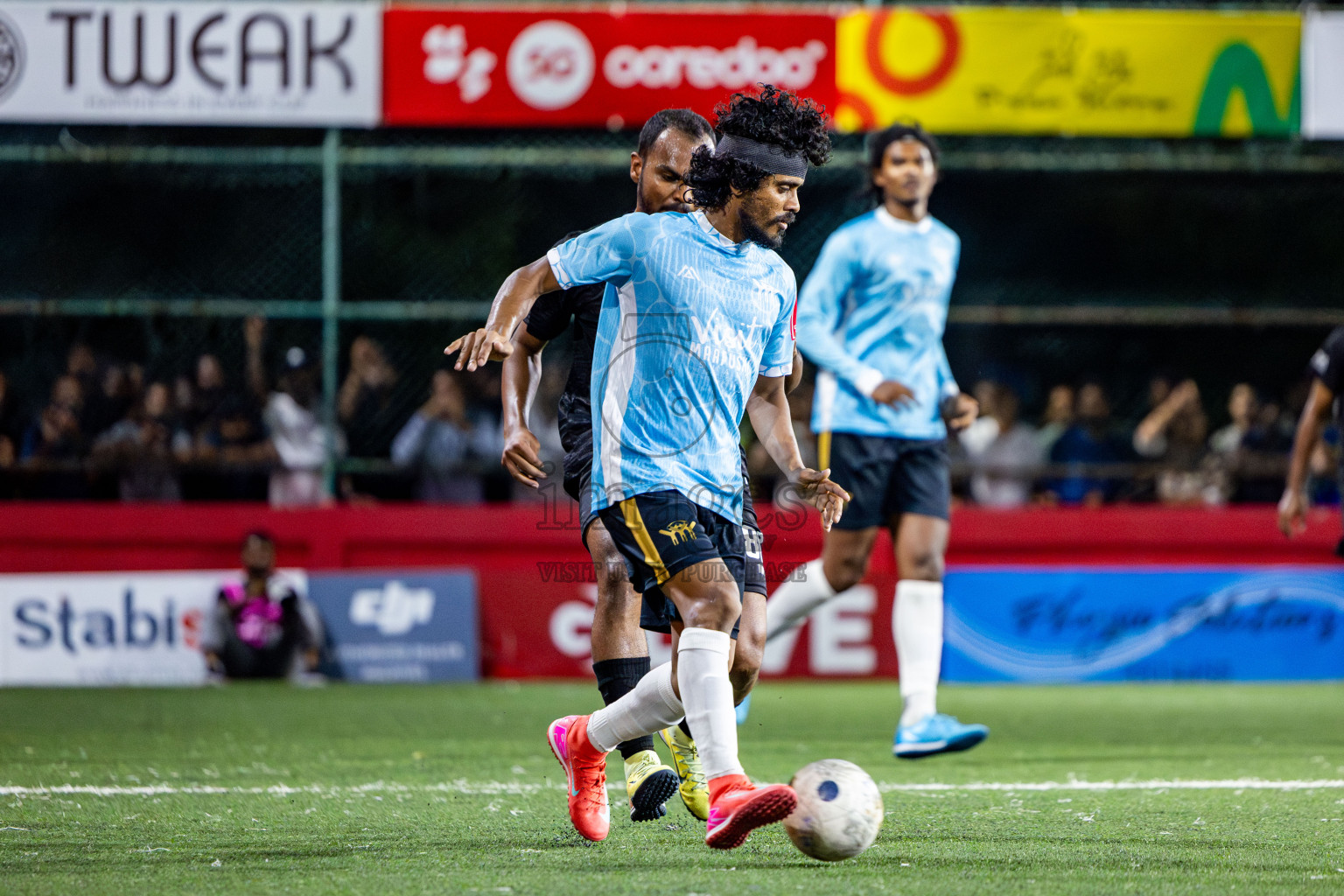 K Maafushi vs K Kaashidhoo in zone round on Day 31 of Golden Futsal Challenge 2025 was held on Tuesday , 4th February 2025, in Hulhumale', Maldives. Photos: Nausham Waheed / images.mv