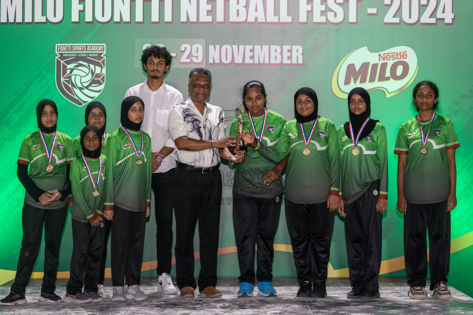 MILO Fiontti Netball Fest 2024 held from Tuesday 26th November to Friday 29th November 2024. Photos: Mohamed Mahfooz Moosa