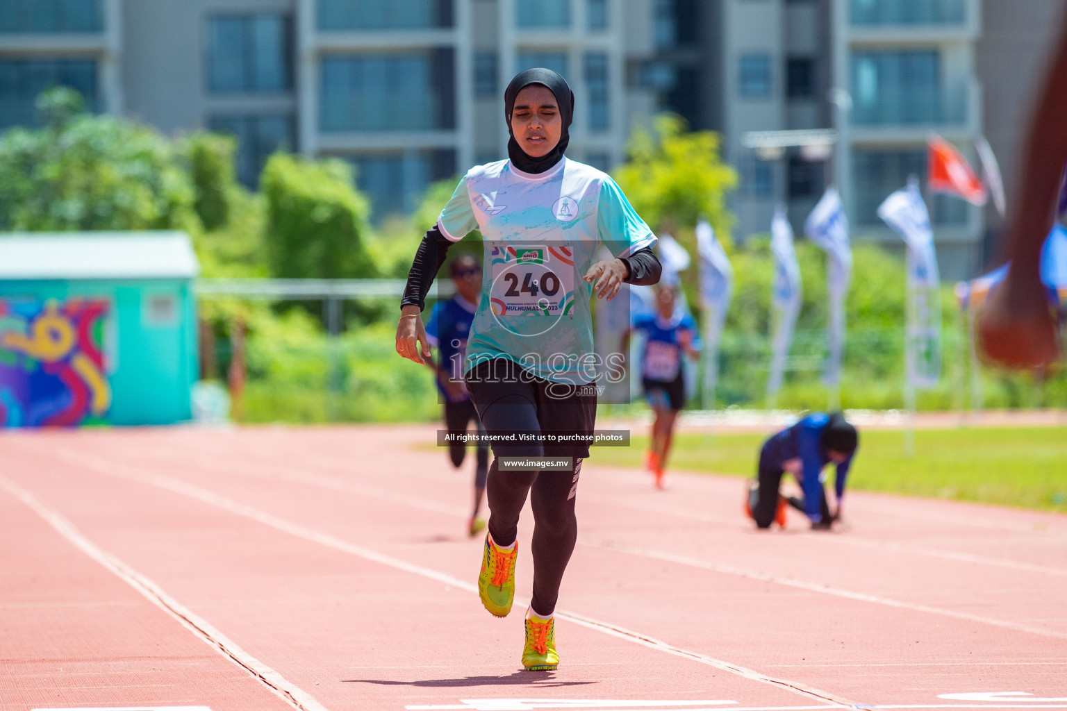 Day three of Inter School Athletics Championship 2023 was held at Hulhumale' Running Track at Hulhumale', Maldives on Tuesday, 16th May 2023. Photos: Nausham Waheed / images.mv