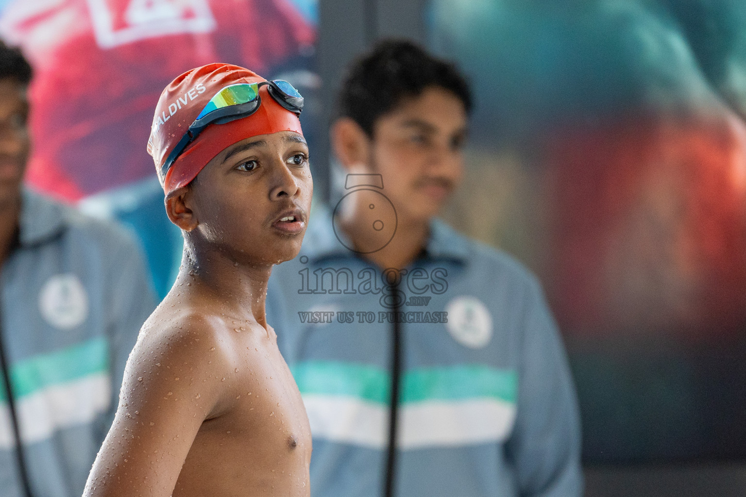 Day 4 of 20th Inter-school Swimming Competition 2024 held in Hulhumale', Maldives on Tuesday, 15th October 2024. Photos: Ismail Thoriq / images.mv