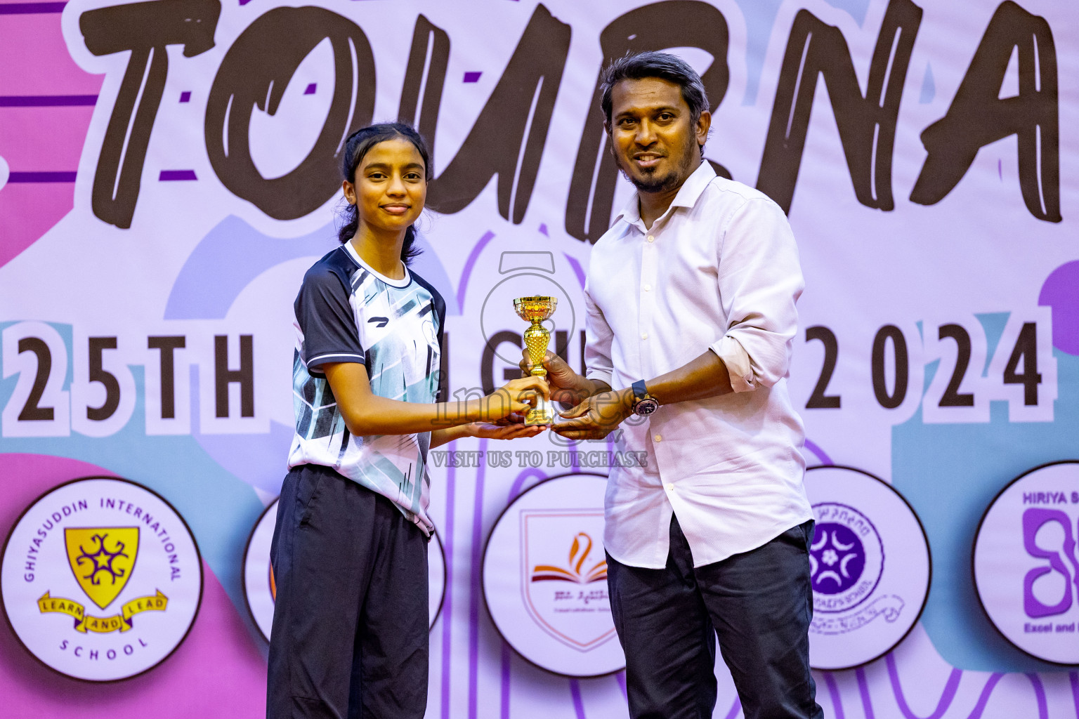 Closing Ceremony of Inter-school Netball Tournament held in Social Center at Male', Maldives on Monday, 26th August 2024. Photos: Hassan Simah / images.mv