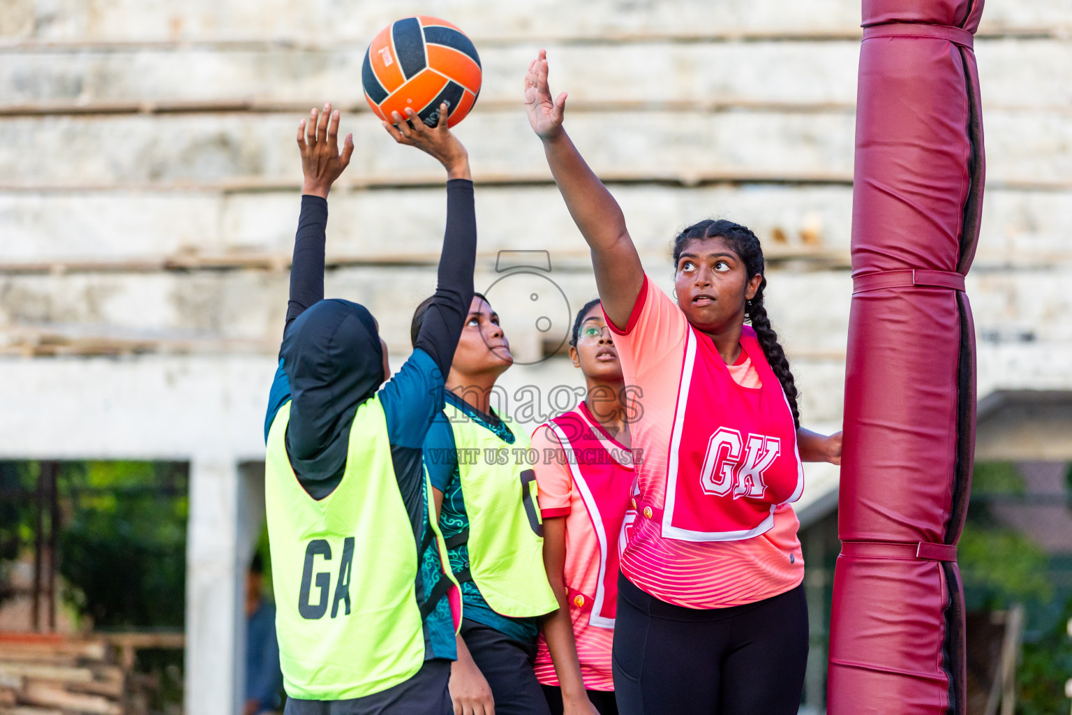 Day 4 of 23rd Netball Association Championship was held in Ekuveni Netball Court at Male', Maldives on Wednesday, 1st May 2024. Photos: Nausham Waheed / images.mv