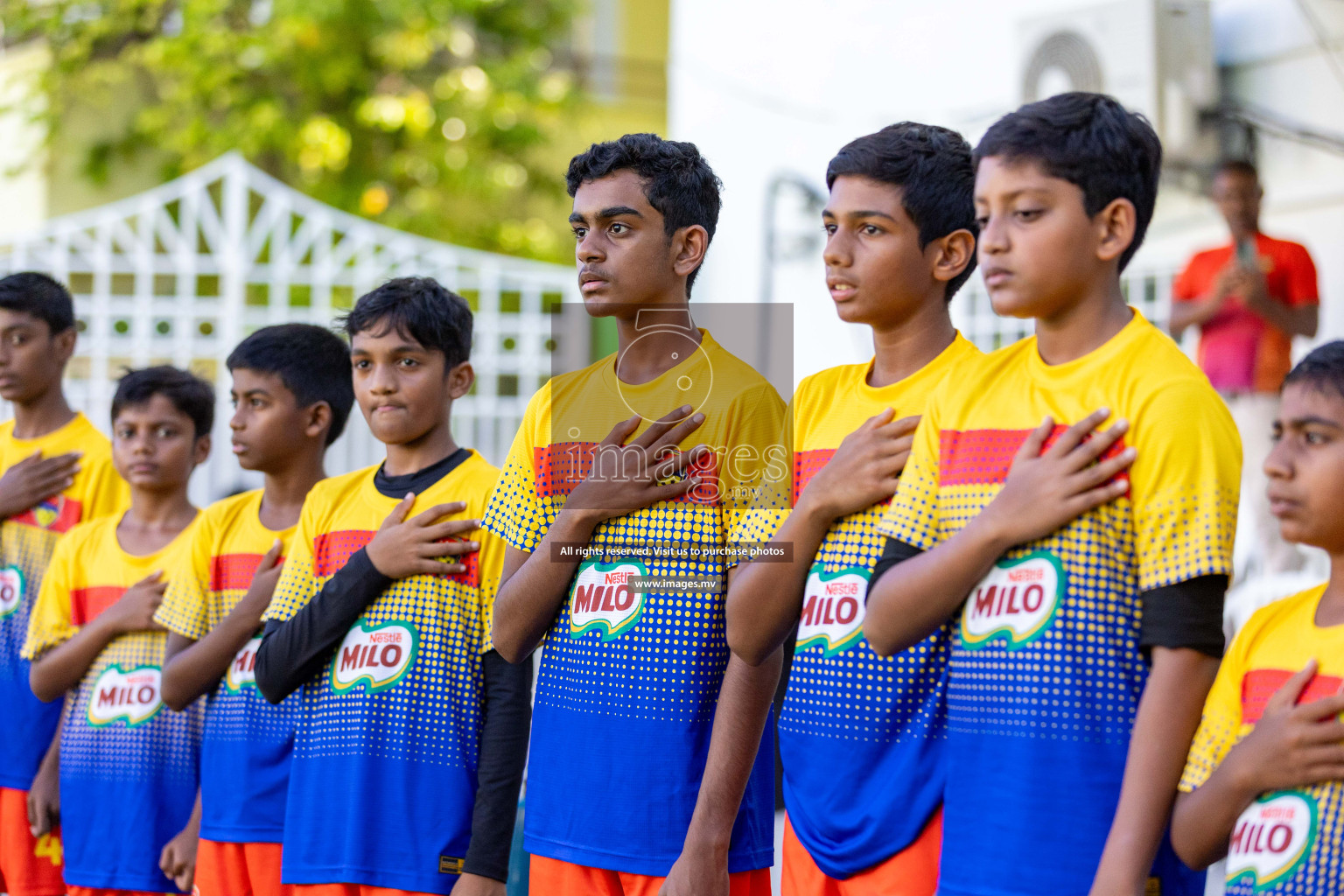 Day 2 of MILO Academy Championship 2023 (U12) was held in Henveiru Football Grounds, Male', Maldives, on Saturday, 19th August 2023. Photos: Nausham Waheedh / images.mv