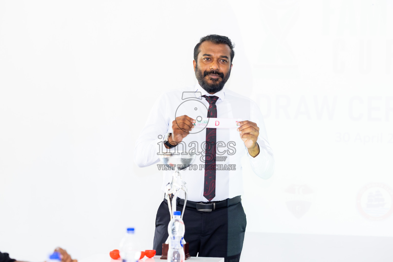 Draw Ceremony of FAM League Cup 2025 held in Male, Maldives, on Wednesday, 30th April 2025 Photos: Nausham Waheed / images.mv