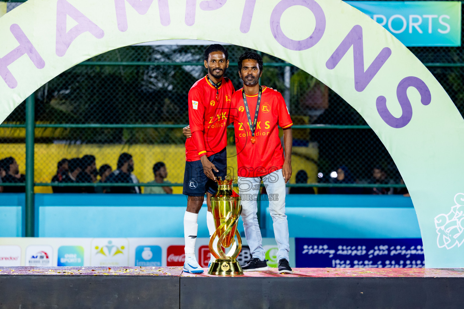 Dee Ess Kay vs Kovigoani in Final of Laamehi Dhiggaru Ekuveri Futsal Challenge 2024 was held on Wednesday, 31st July 2024, at Dhiggaru Futsal Ground, Dhiggaru, Maldives Photos: Nausham Waheed / images.mv