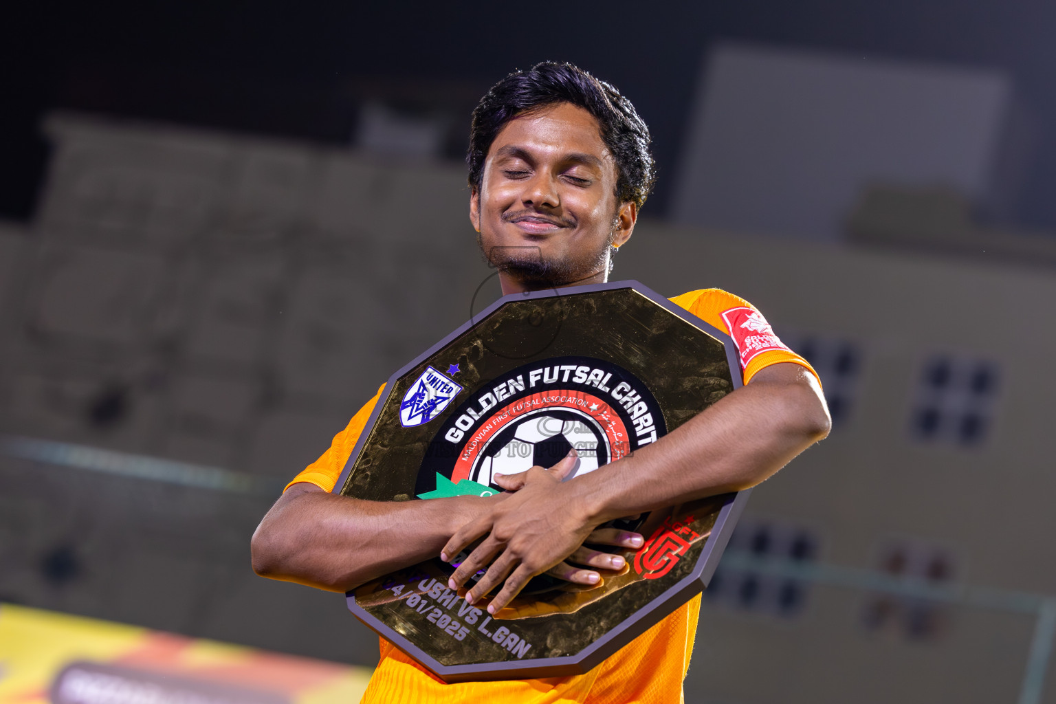 Opening of Golden Futsal Challenge 2025 with Charity Shield Match between L.Gan vs B.Eydhafushi was held on Saturday, 4th January 2025, in Hulhumale', Maldives Photos: Ismail Thoriq / images.mv