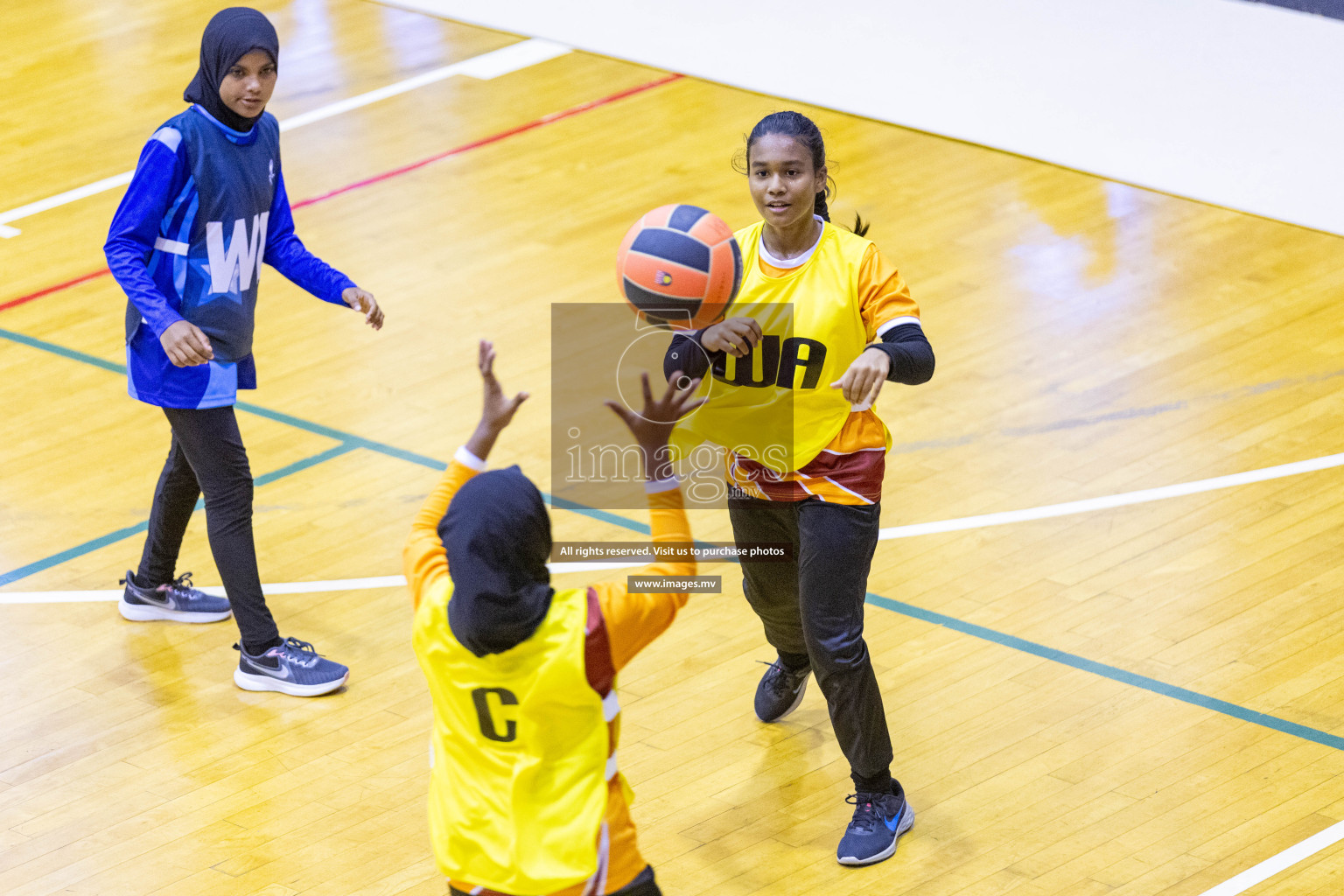 Day4 of 24th Interschool Netball Tournament 2023 was held in Social Center, Male', Maldives on 30th October 2023. Photos: Nausham Waheed / images.mv