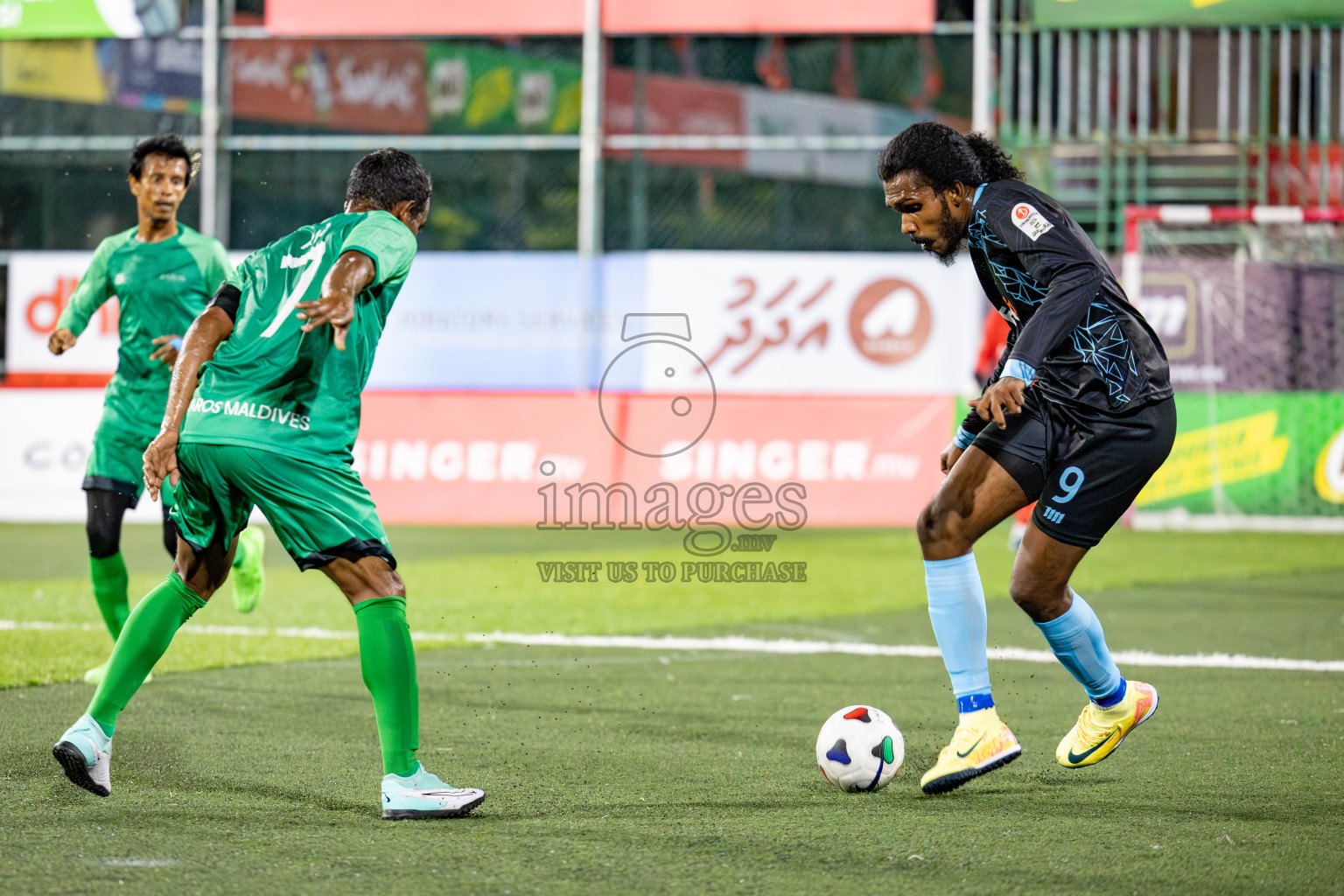 CLUB TTS vs Baros Maldives in Club Maldives Cup 2024 held in Rehendi Futsal Ground, Hulhumale', Maldives on Monday, 23rd September 2024. 
Photos: Hassan Simah / images.mv