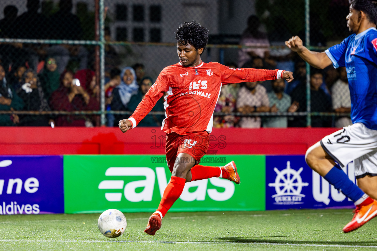 HA Kelaa vs HA Hoarafushi in Day 13 of Golden Futsal Challenge 2025 was held on Friday, 17th January 2025, in Hulhumale', Maldives. Photos: Nausham Waheed / images.mv