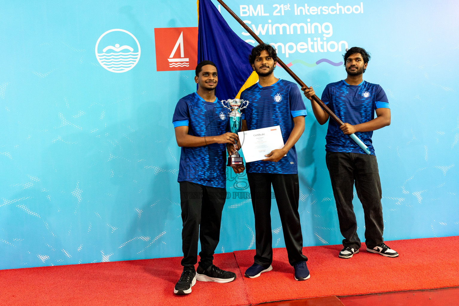 Closing Ceremony of BML 21st Interschool Swimming Competition 2025 .was held in Hulhumale' Swimming Pool, Hulhumale', Maldives on Saturday, 18th October 2025. 
Photos: Hassan Simah / images.mv