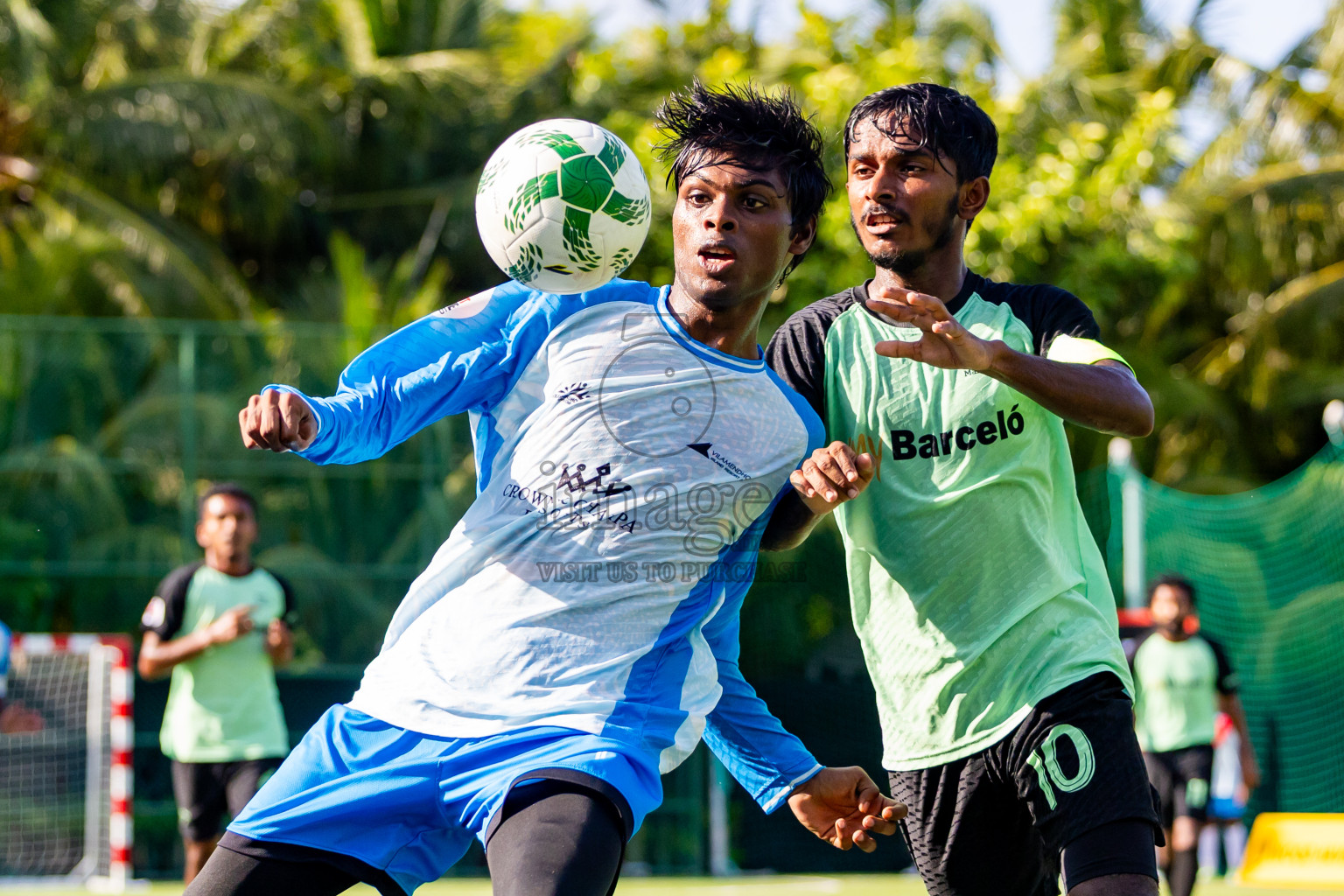 Barcelo vs Vilamendhoo in Day 3 of Resort League 2025 (Ari Zone) was held on Sunday, 22nd June 2025 in Conrad Maldives Rangali Island, Alif Dhaalu Atoll, Maldives. Photos: Nausham Waheed / images.mv