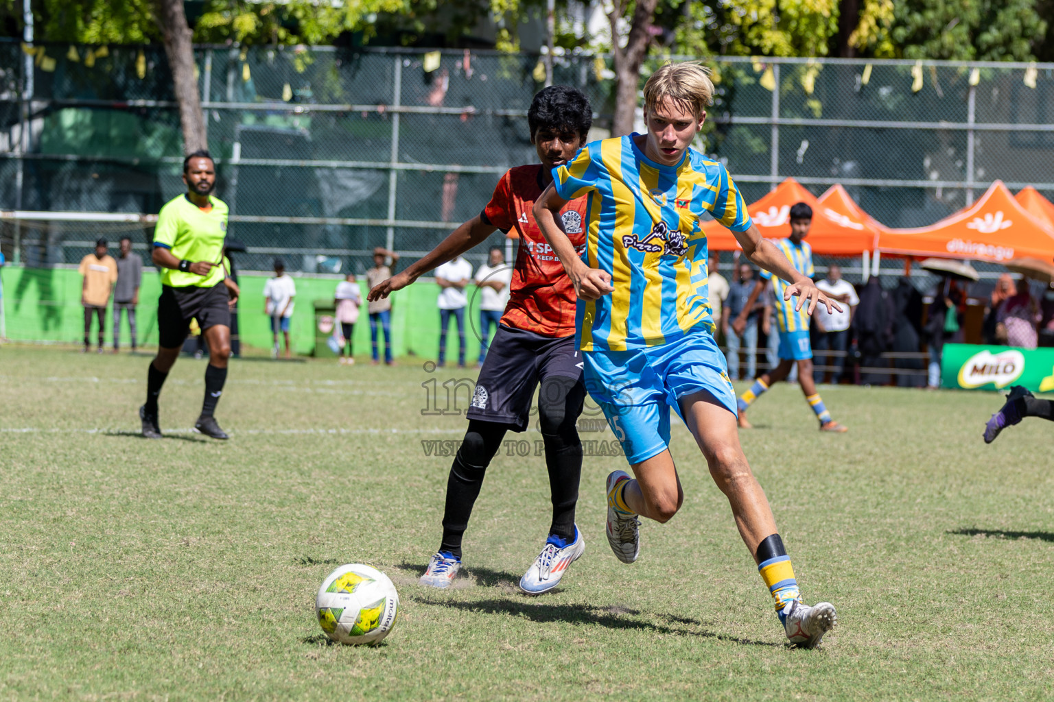 Day 3 of MILO Academy Championship 2024 (U-14) was held in Henveyru Stadium, Male', Maldives on Saturday, 2nd November 2024.
Photos: Hassan Simah / Images.mv