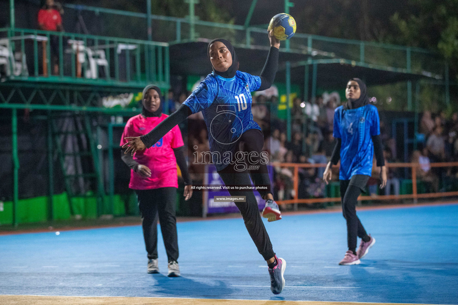 Day 8 of 6th MILO Handball Maldives Championship 2023, held in Handball ground, Male', Maldives on 27th May 2023 Photos: Nausham Waheed/ Images.mv