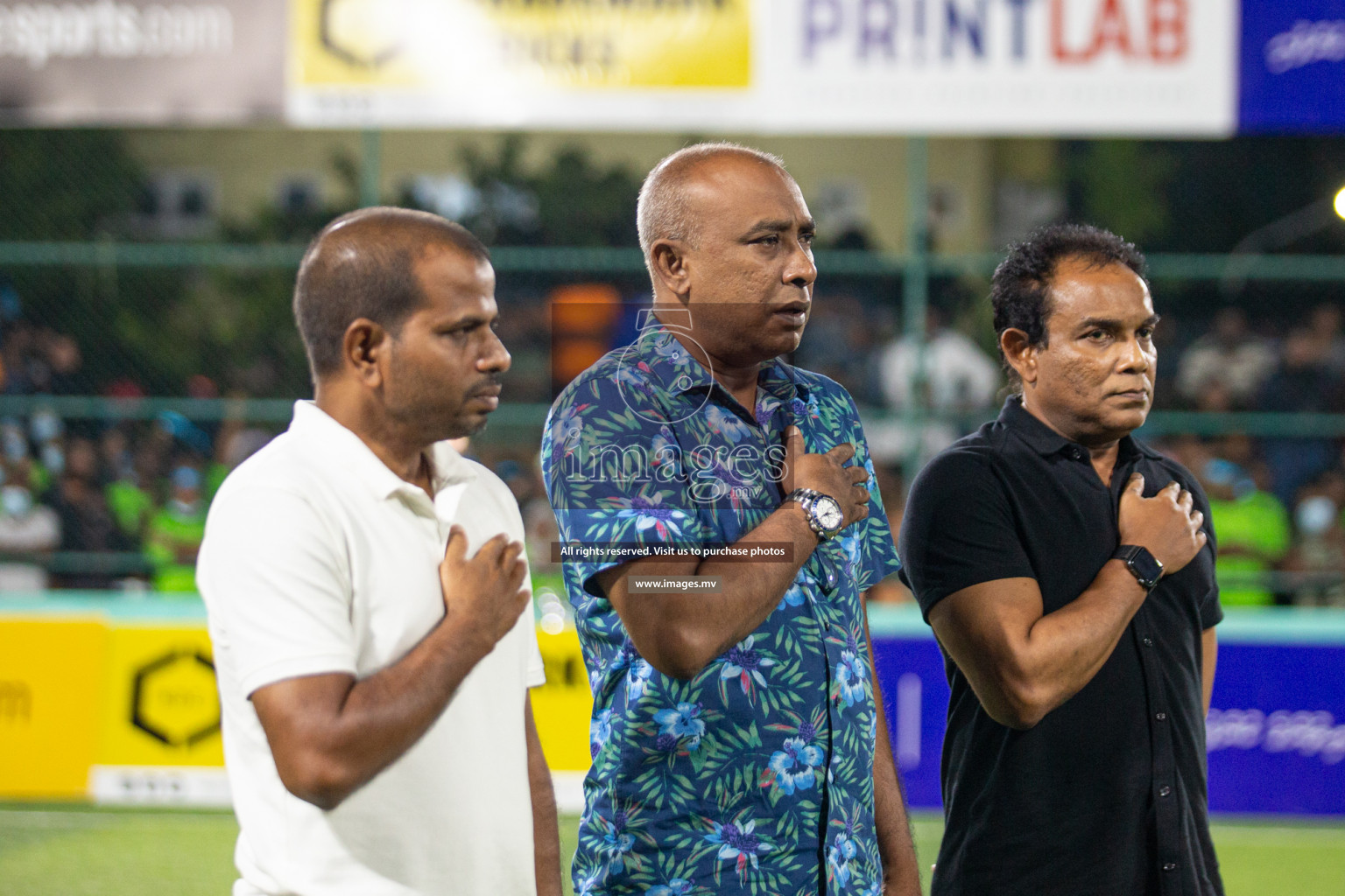 Team FSM vs Club HDC in the Quarter Finals of Club Maldives 2021 held at Hulhumale;, on 12th December 2021 Photos: Nasam / images.mv