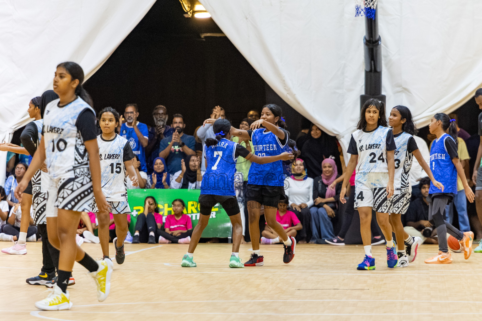 Day 3 of Milo 5 x 5 Junior Challenge 2025 - Basketball tournament held in Basketball Training Center, Male', Maldives on Saturday, 11th October 2025. 
Photos by:  Hassan Simah / Images.mv