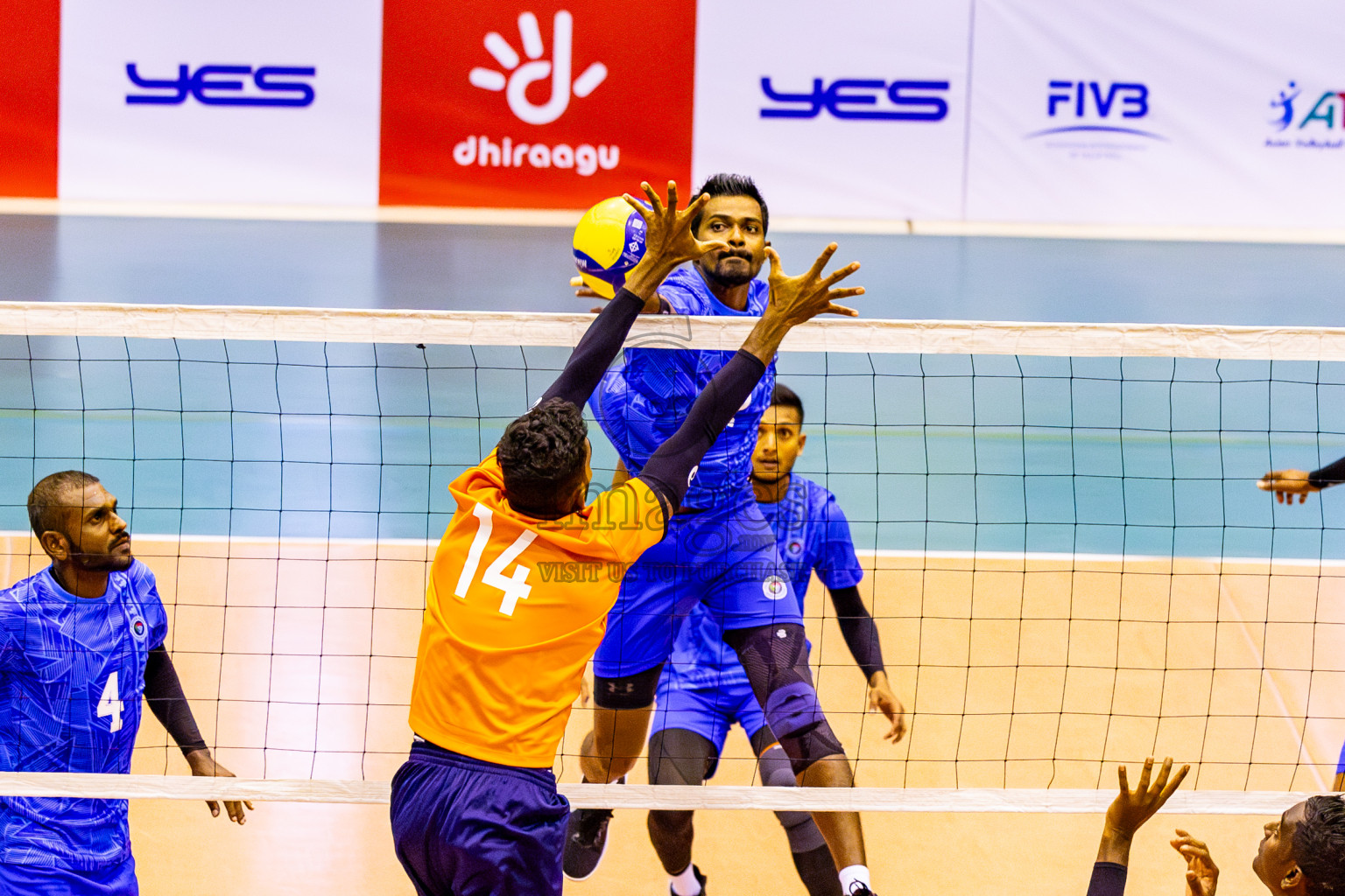 Sports Club City vs Police Club in Day 3 of MILO VAM Cup 2024 Men's Division was held in Social Center Indoor Hall on Wednesday, 30th October 2024. Photos: Nausham Waheed / images.mv