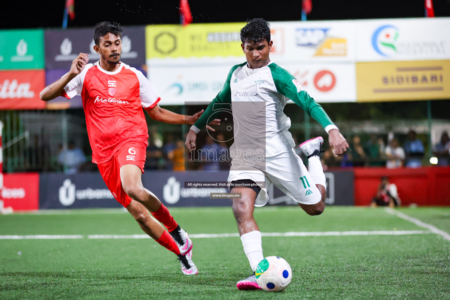 Maldivian vs Baros Maldives in Club Maldives Cup 2023 held in Hulhumale, Maldives, on Thursday, 20th July 2023 Photos: Nausham waheed / images.mv