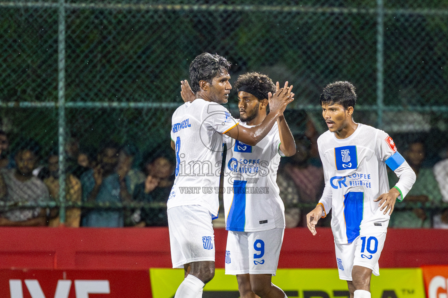 S. Hithadhoo VS S. Maradhoo in Day 7 of Golden Futsal Challenge 2025 was held on Saturday, 11th January 2025, in Hulhumale', Maldives Photos: Hassan Simah / images.mv