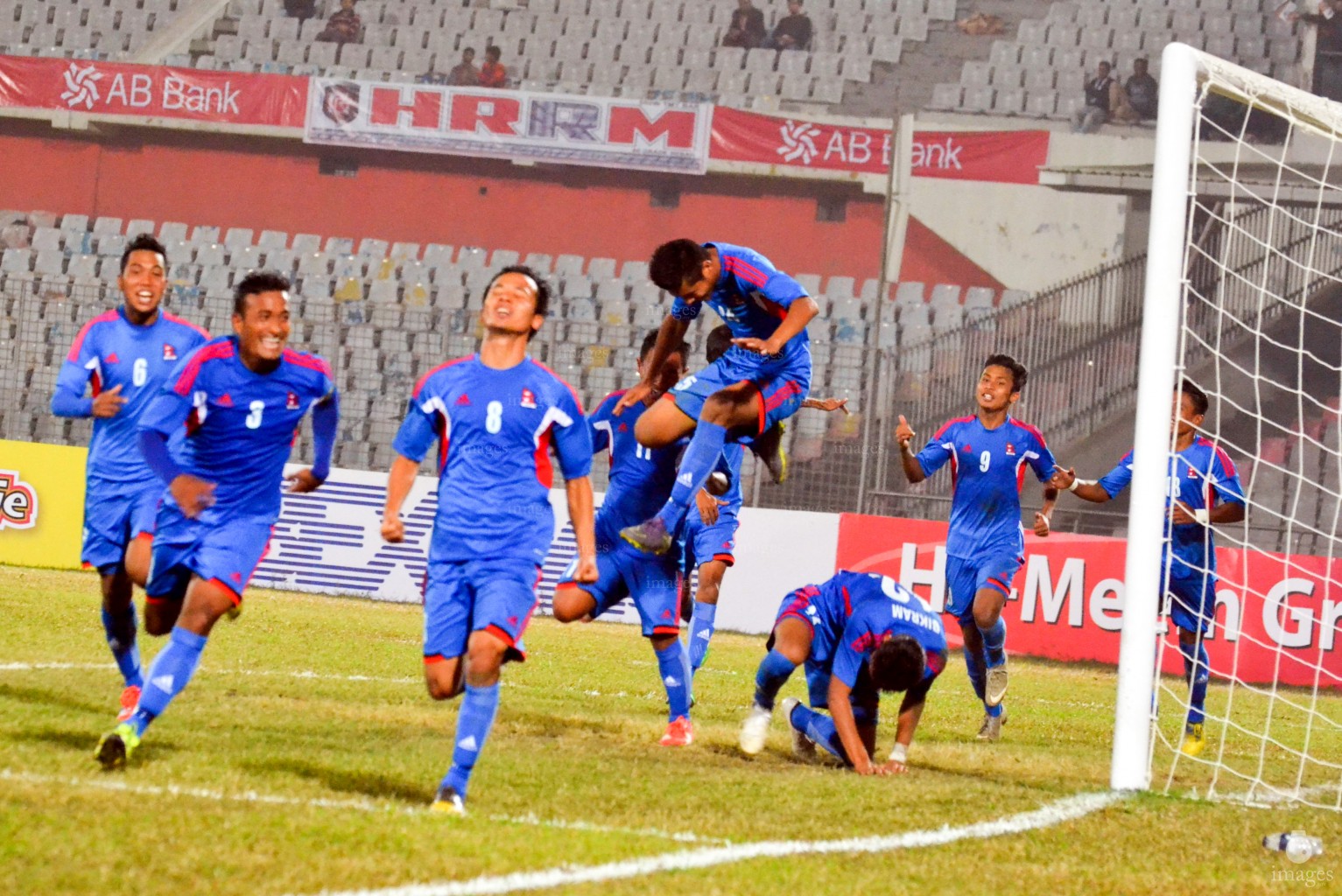 Maldives vs Bangladesh U23 in Bangubandhu Gold Cup in Dhaka, Bangladesh, Thursday, January. 14, 2016.  (Photos: Bangladesh Football Federation).