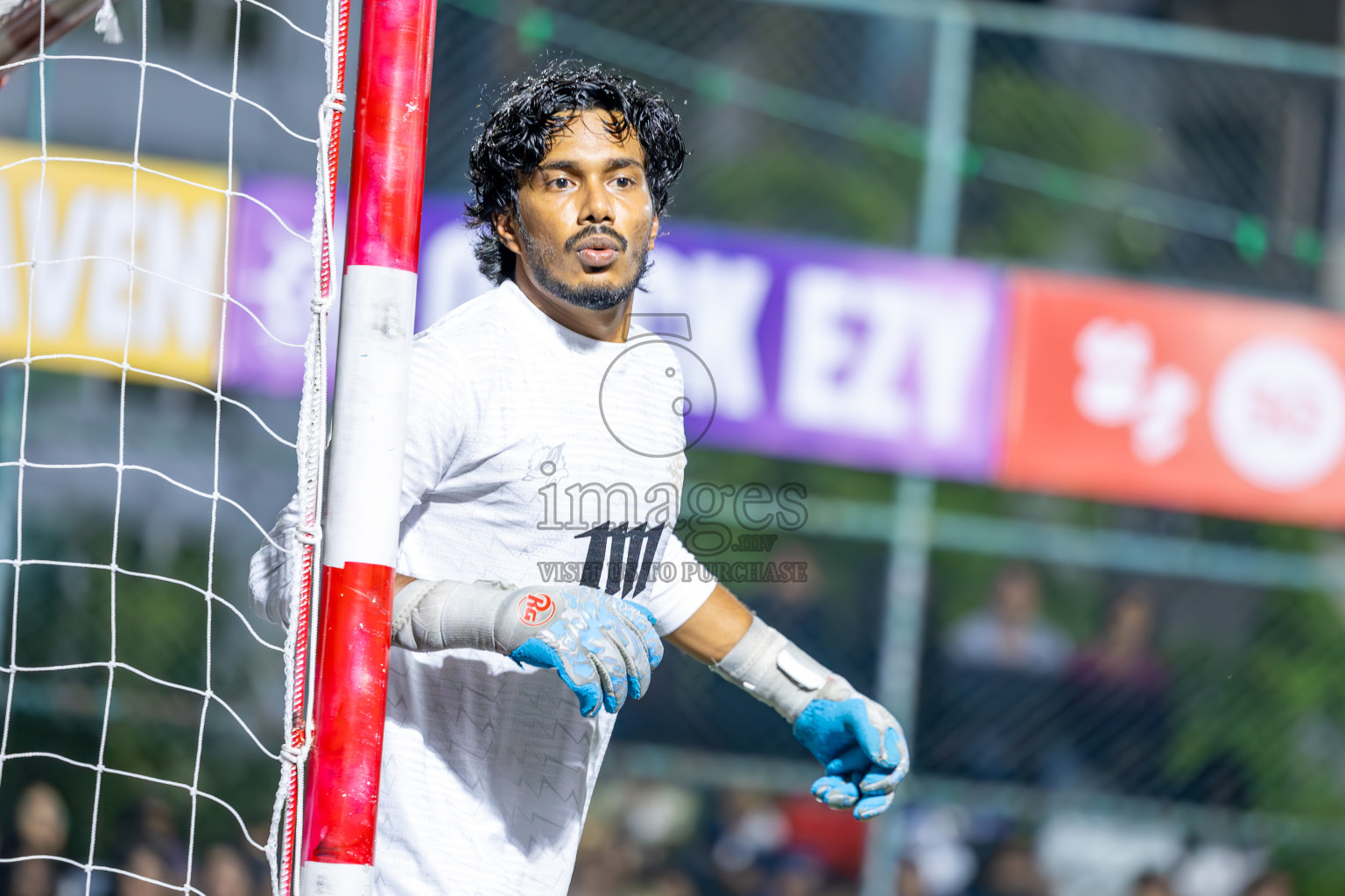 K Gaafaru vs K Kaashidhoo in Kaafu Atoll Semi Final in Day 24 of Golden Futsal Challenge 2025 was held on Tuesday , 28th January 2025, in Hulhumale', Maldives. Photos: Ismail Thoriq / images.mv