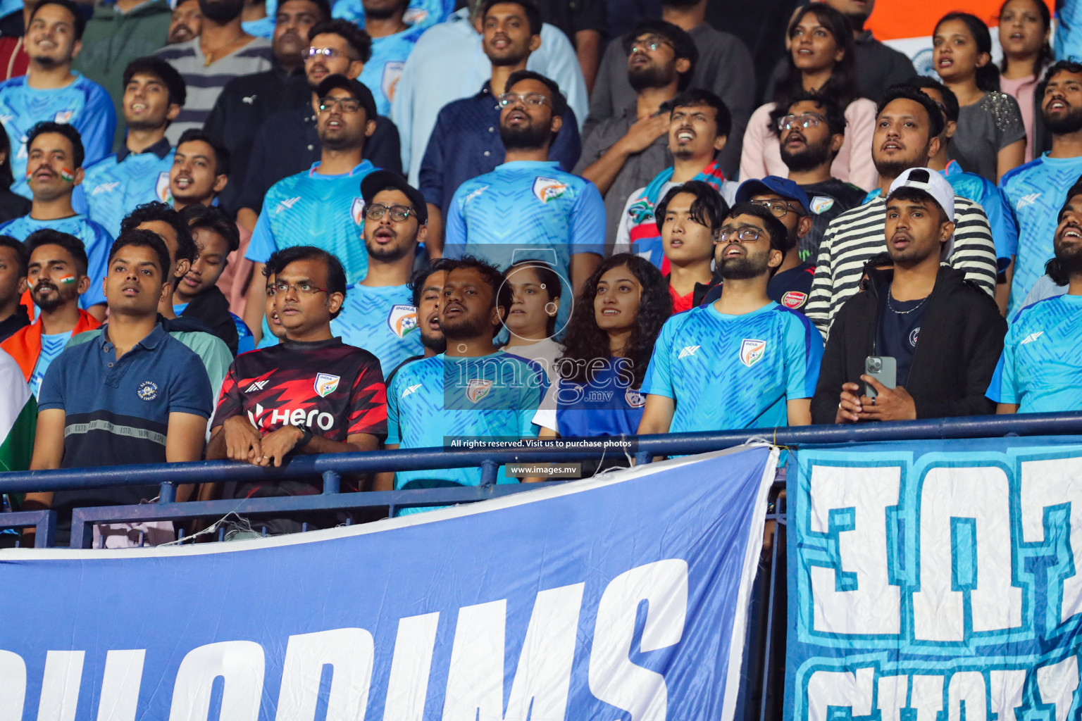 Kuwait vs India in the Final of SAFF Championship 2023 held in Sree Kanteerava Stadium, Bengaluru, India, on Tuesday, 4th July 2023. Photos: Nausham Waheed, Hassan Simah / images.mv