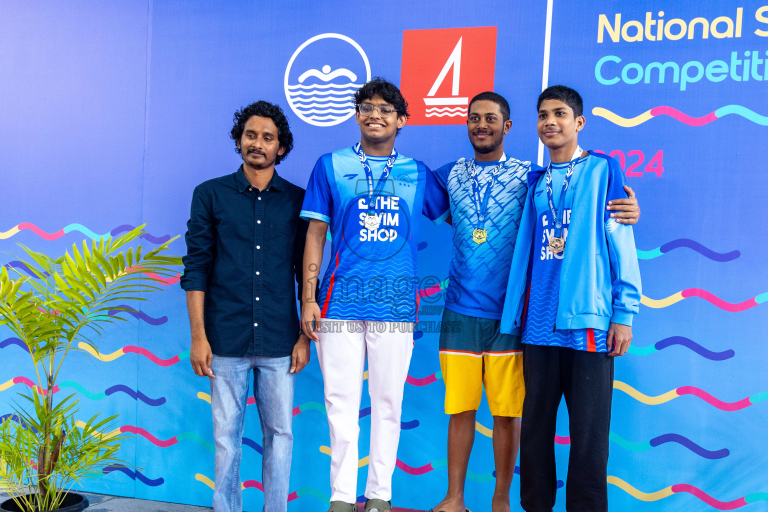 Day 7 of National Swimming Competition 2024 held in Hulhumale', Maldives on Thursday, 19th December 2024.
Photos: Ismail Thoriq / images.mv