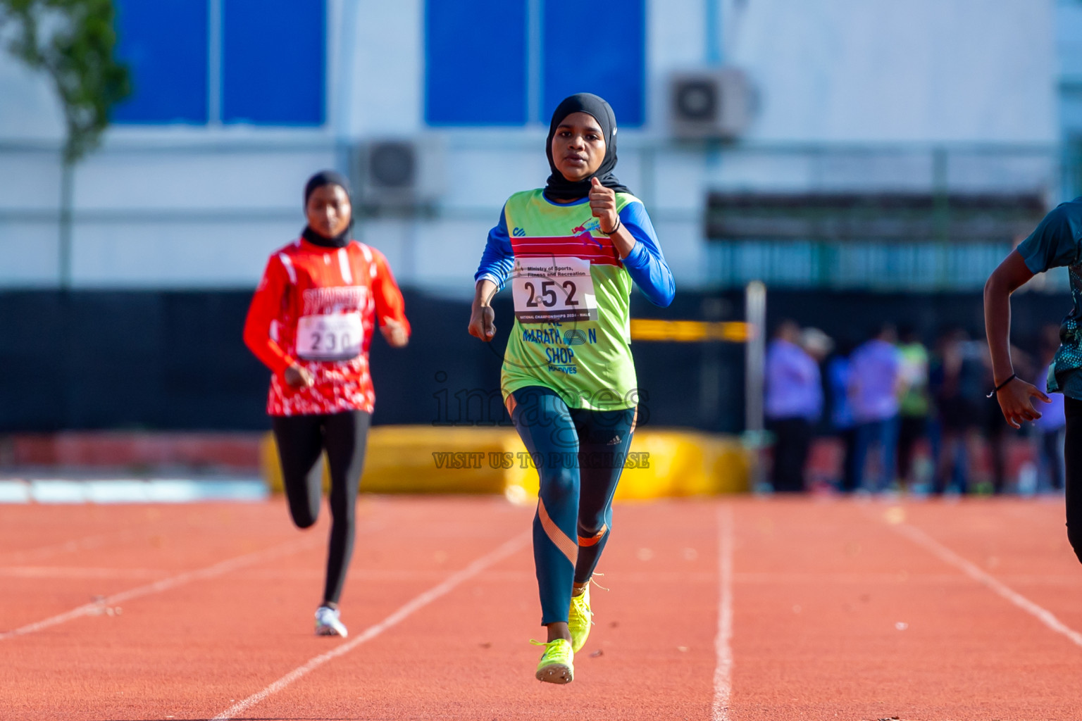 Day 1 of 33rd National Athletics Championship was held in Ekuveni Track at Male', Maldives on Thursday, 5th September 2024. Photos: Nausham Waheed / images.mv