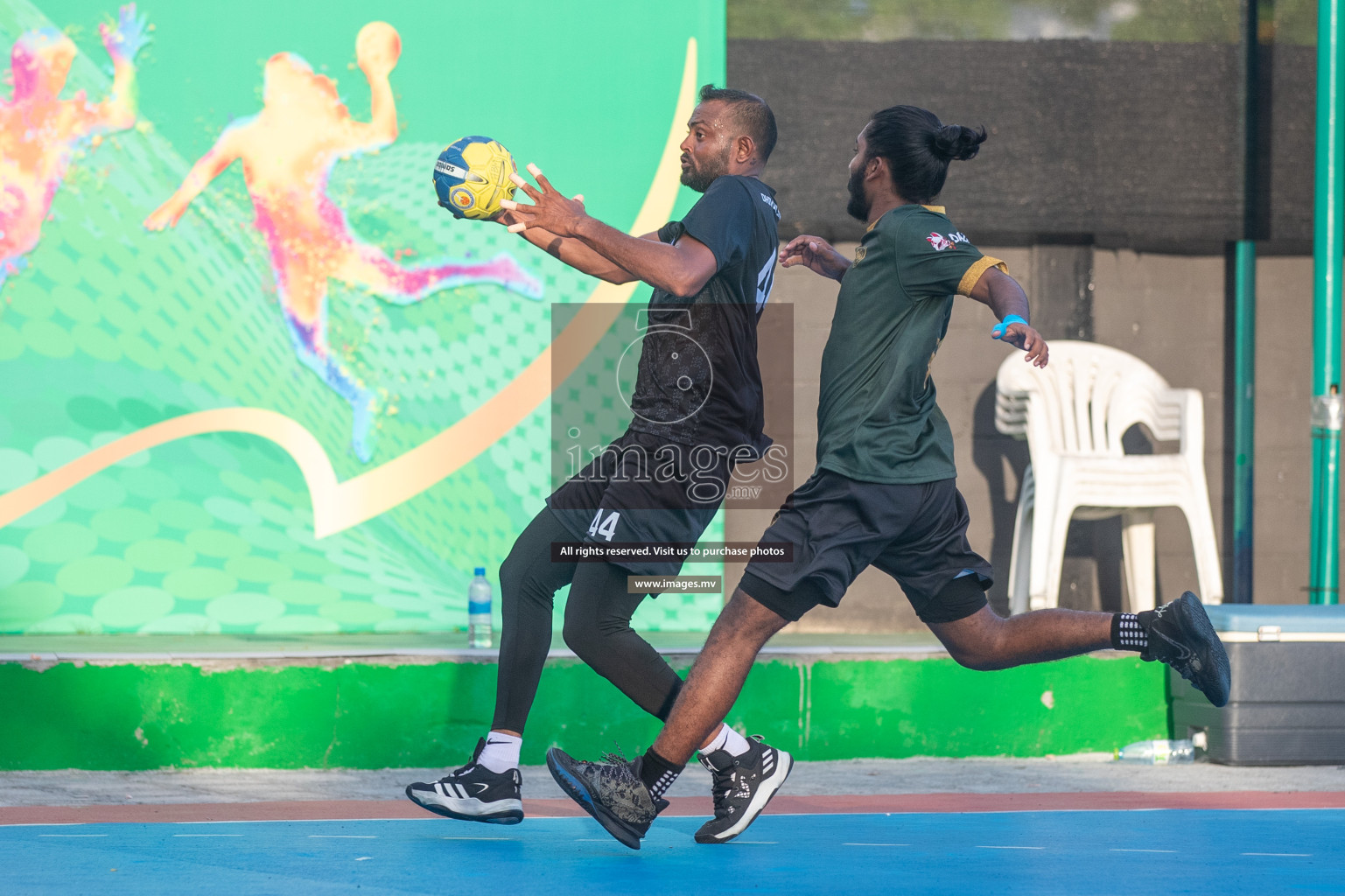 Day 5 of 6th MILO Handball Maldives Championship 2023, held in Handball ground, Male', Maldives on Friday, 24th May 2023 Photos: Shuu Abdul Sattar/ Images.mv