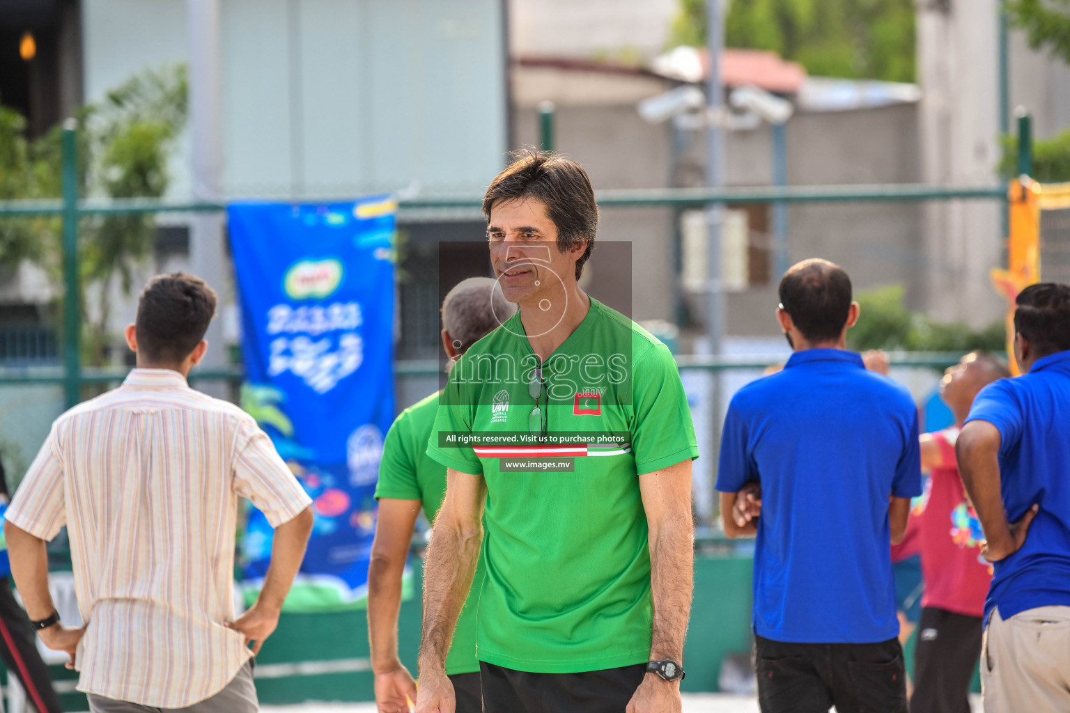 Vollyball players trainning session with Giba Photos by Nausham waheed